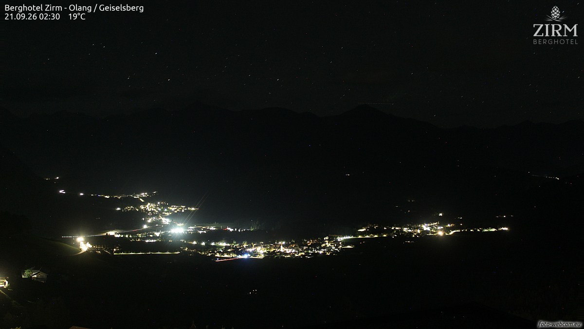 Archiv Foto Webcam Berghotel Zirm am Kronplatz