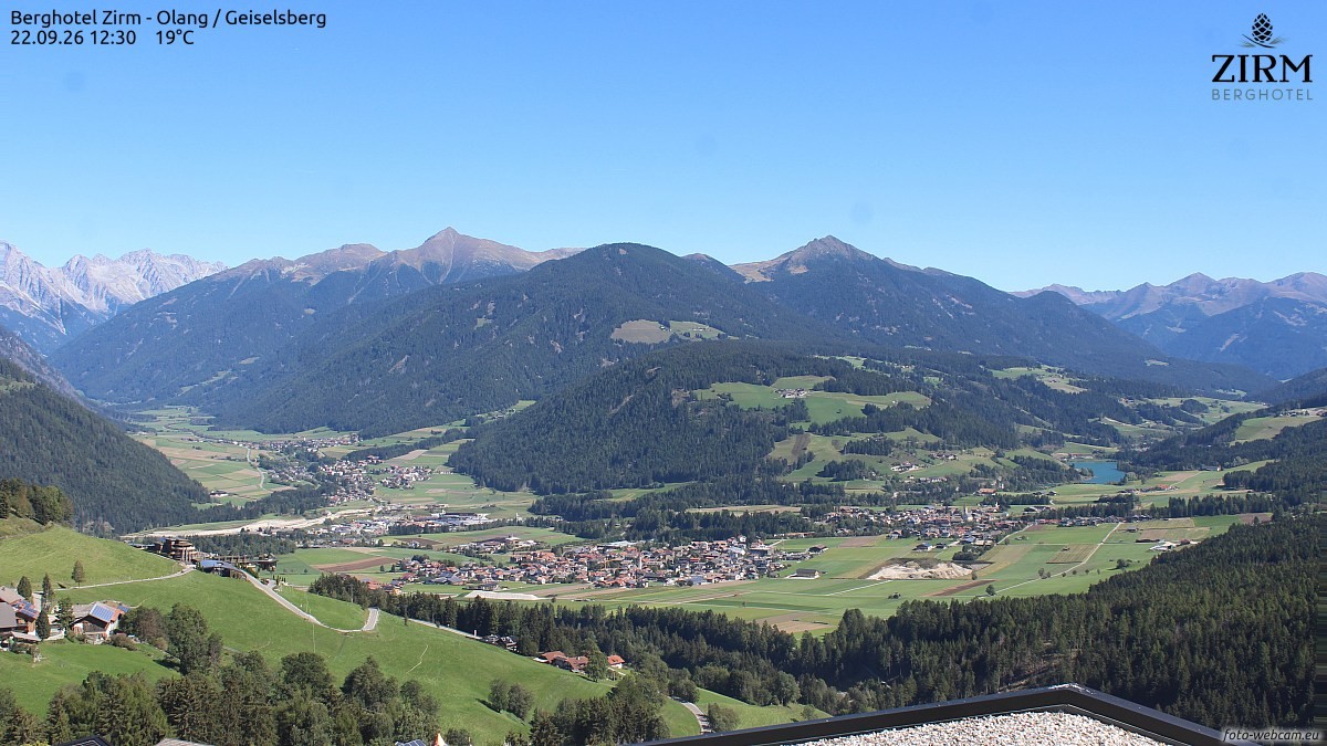 Archiv Foto Webcam Berghotel Zirm am Kronplatz