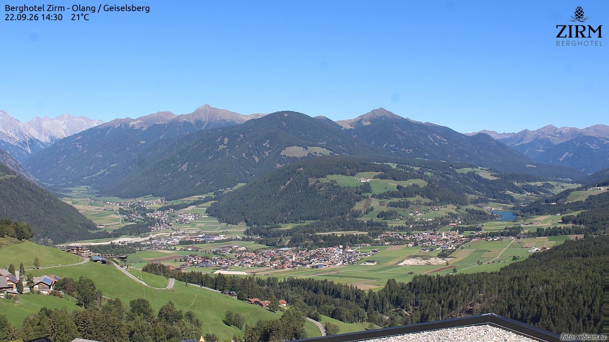 Archiv Foto Webcam Berghotel Zirm am Kronplatz
