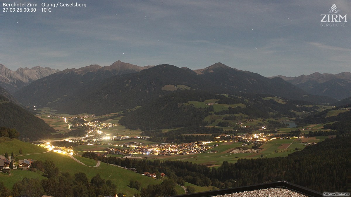 Archiv Foto Webcam Berghotel Zirm am Kronplatz