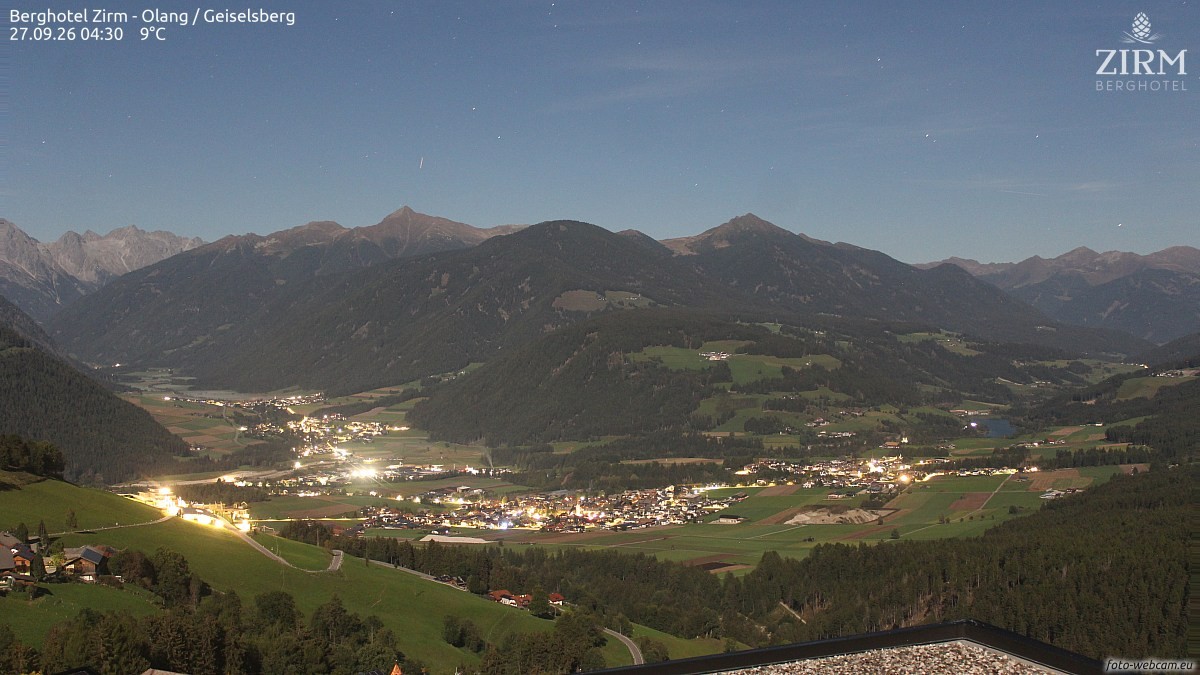 Archiv Foto Webcam Berghotel Zirm am Kronplatz
