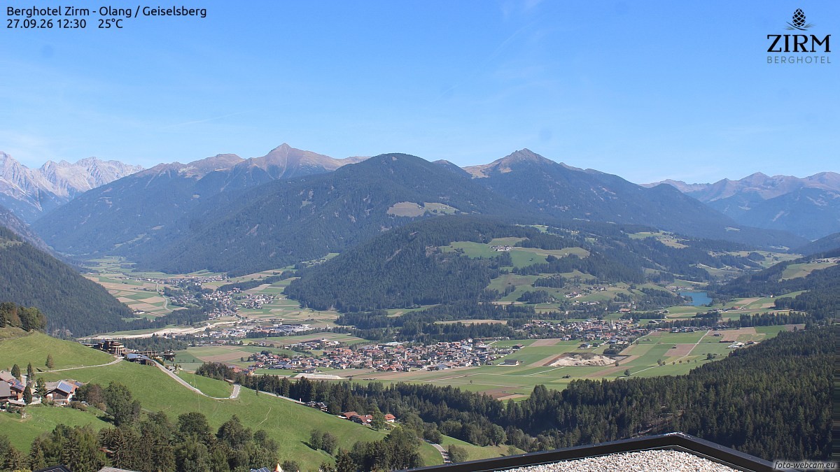 Archiv Foto Webcam Berghotel Zirm am Kronplatz