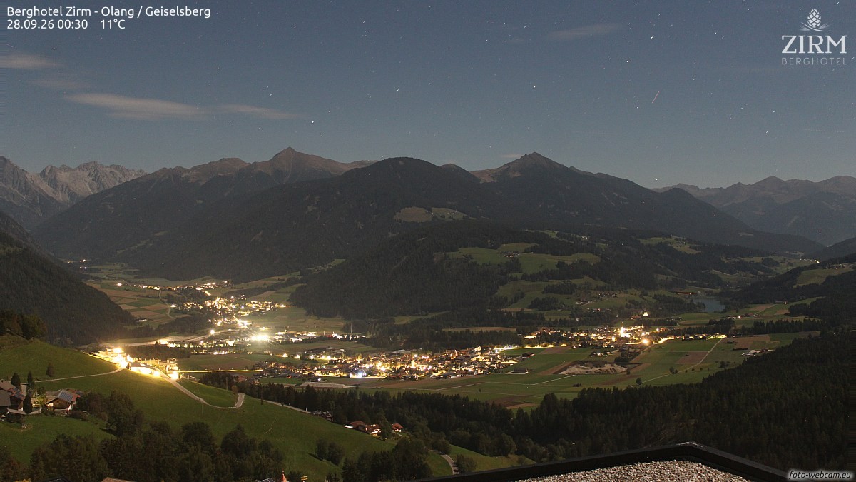 Archiv Foto Webcam Berghotel Zirm am Kronplatz