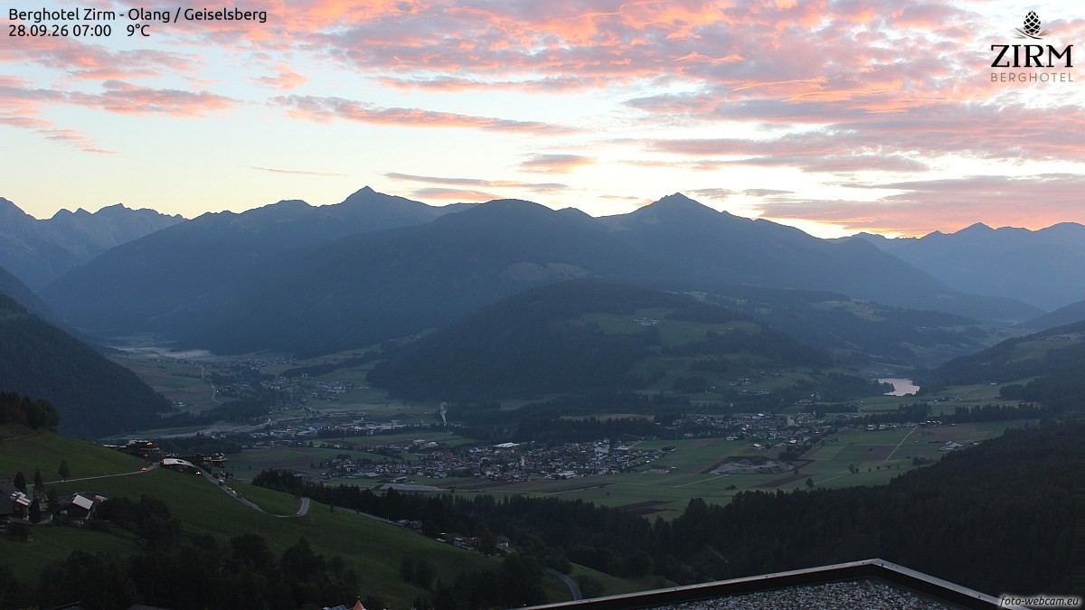 Archiv Foto Webcam Berghotel Zirm am Kronplatz