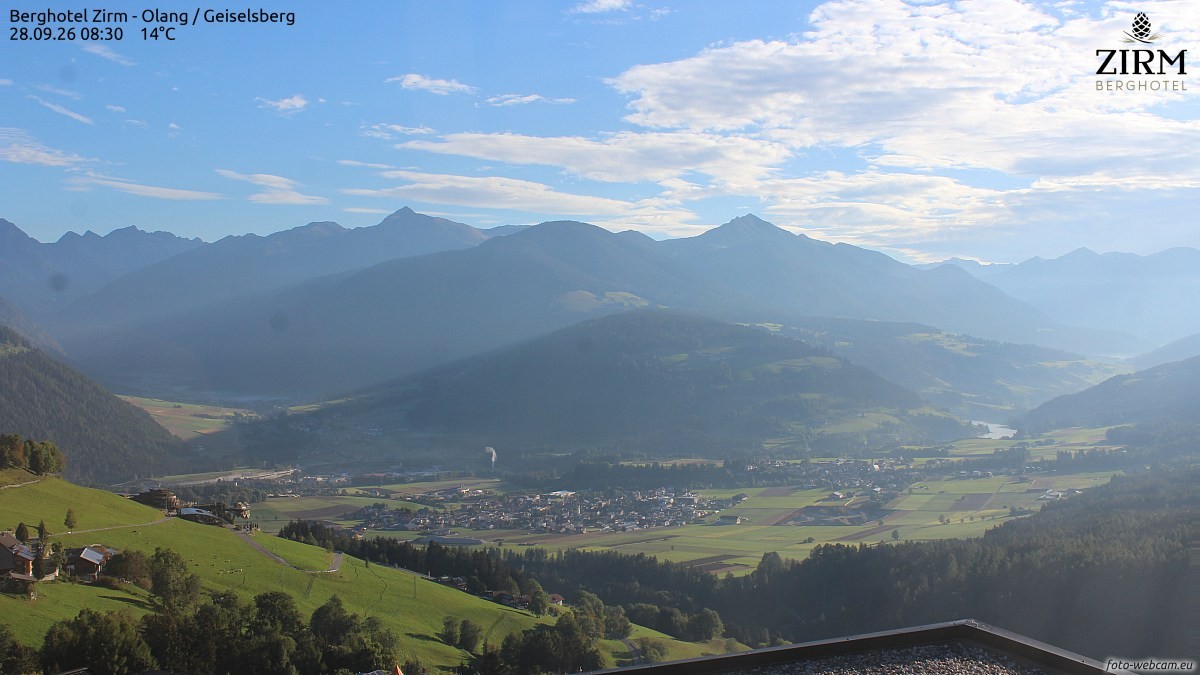 Archiv Foto Webcam Berghotel Zirm am Kronplatz