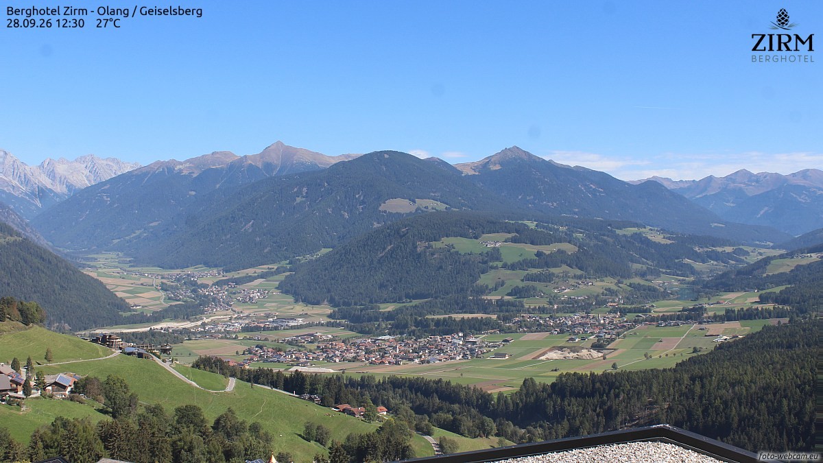 Archiv Foto Webcam Berghotel Zirm am Kronplatz