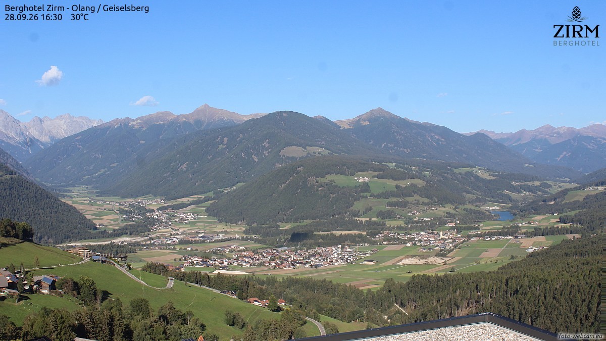 Archiv Foto Webcam Berghotel Zirm am Kronplatz