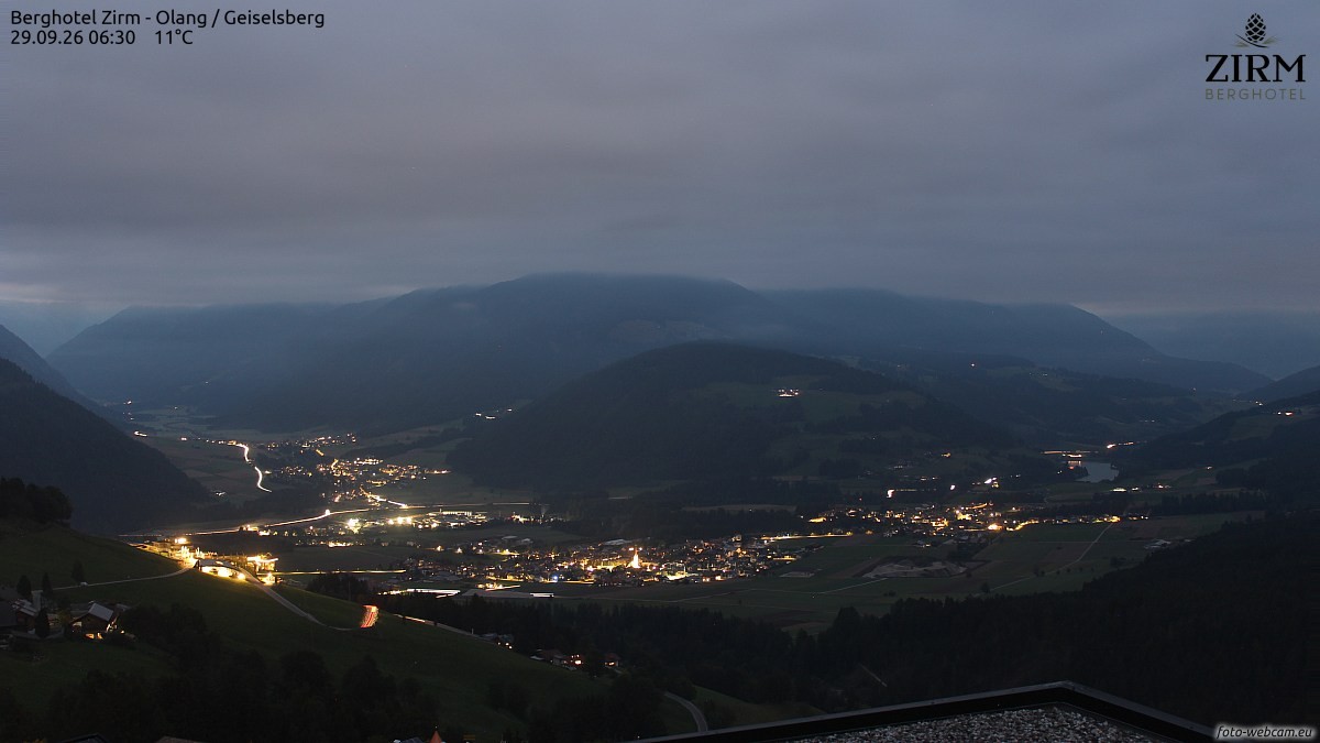 Archiv Foto Webcam Berghotel Zirm am Kronplatz