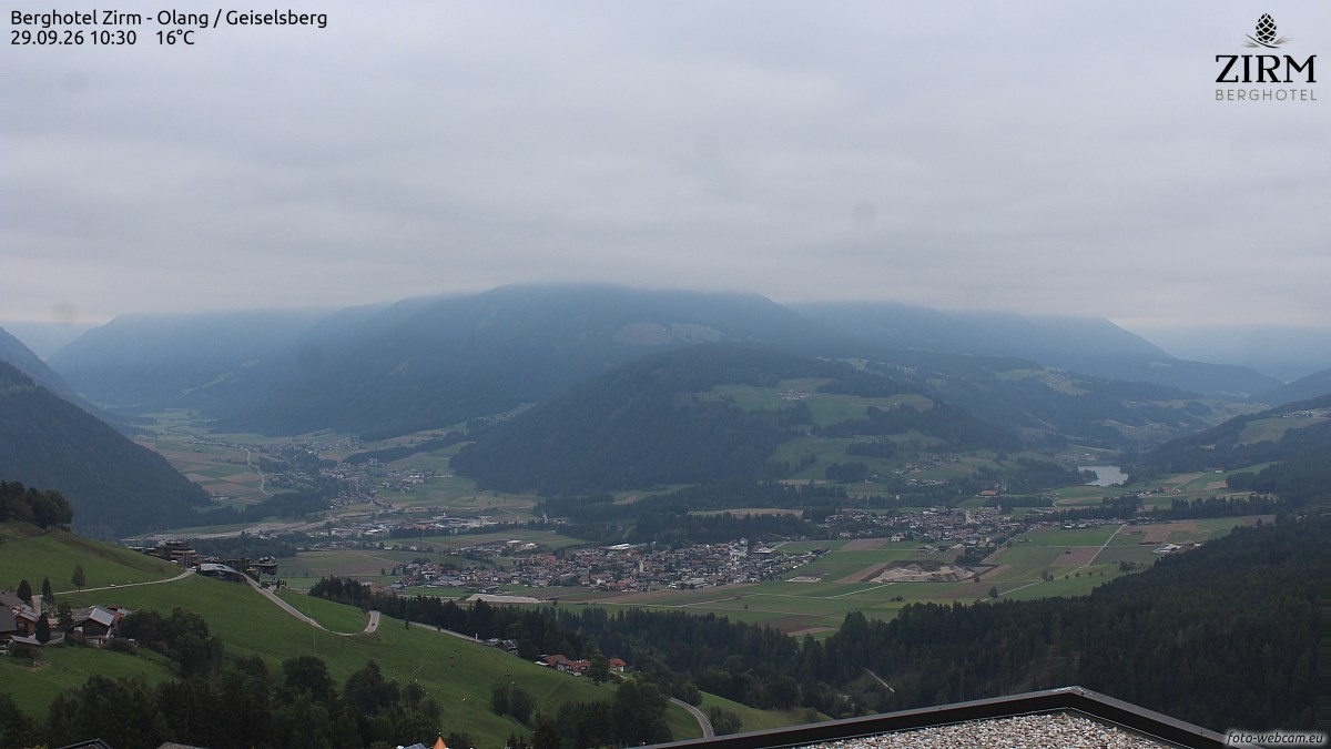 Archiv Foto Webcam Berghotel Zirm am Kronplatz