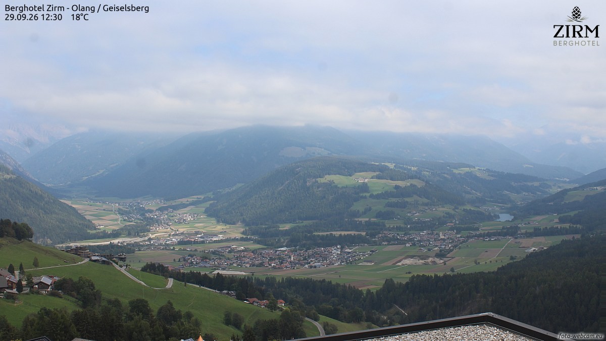 Archiv Foto Webcam Berghotel Zirm am Kronplatz