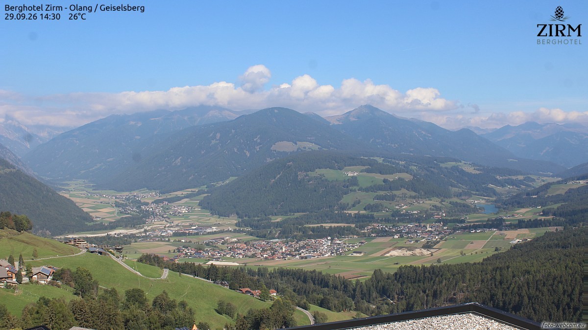 Archiv Foto Webcam Berghotel Zirm am Kronplatz