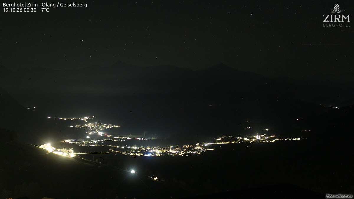 Archiv Foto Webcam Berghotel Zirm am Kronplatz