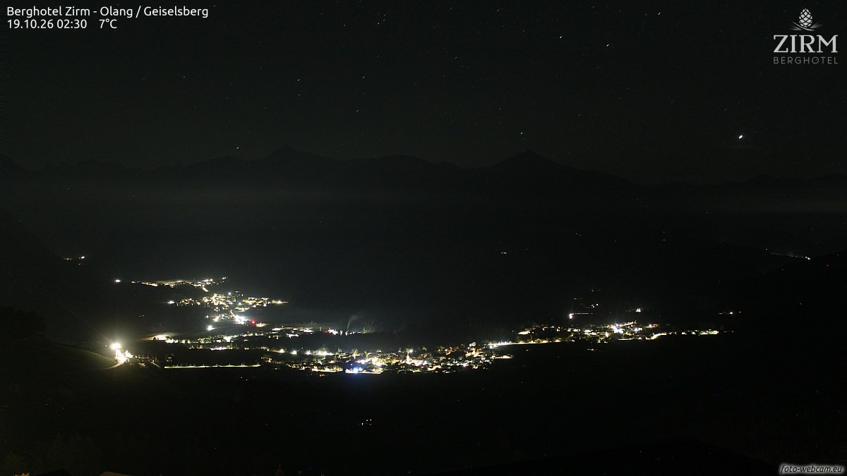 Archiv Foto Webcam Berghotel Zirm am Kronplatz