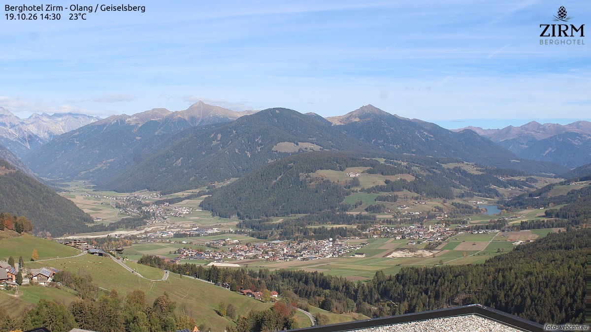 Archiv Foto Webcam Berghotel Zirm am Kronplatz