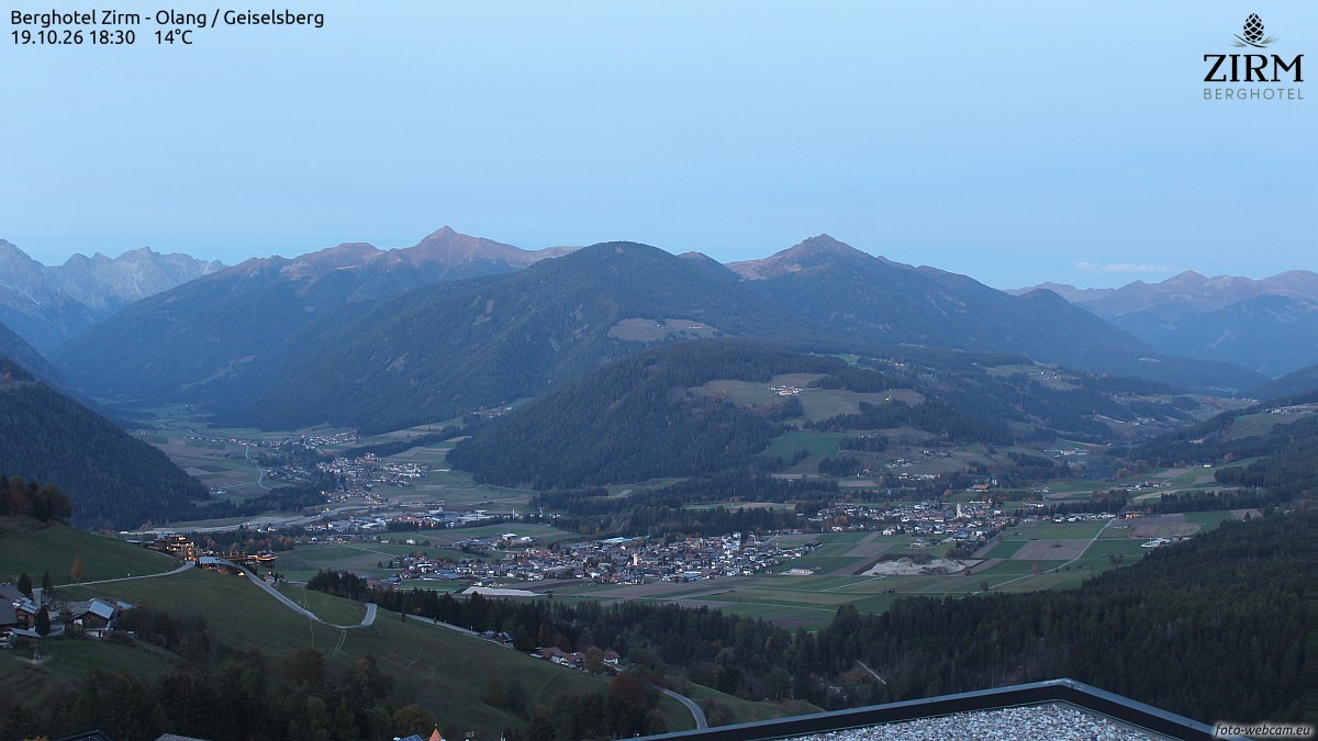 Archiv Foto Webcam Berghotel Zirm am Kronplatz