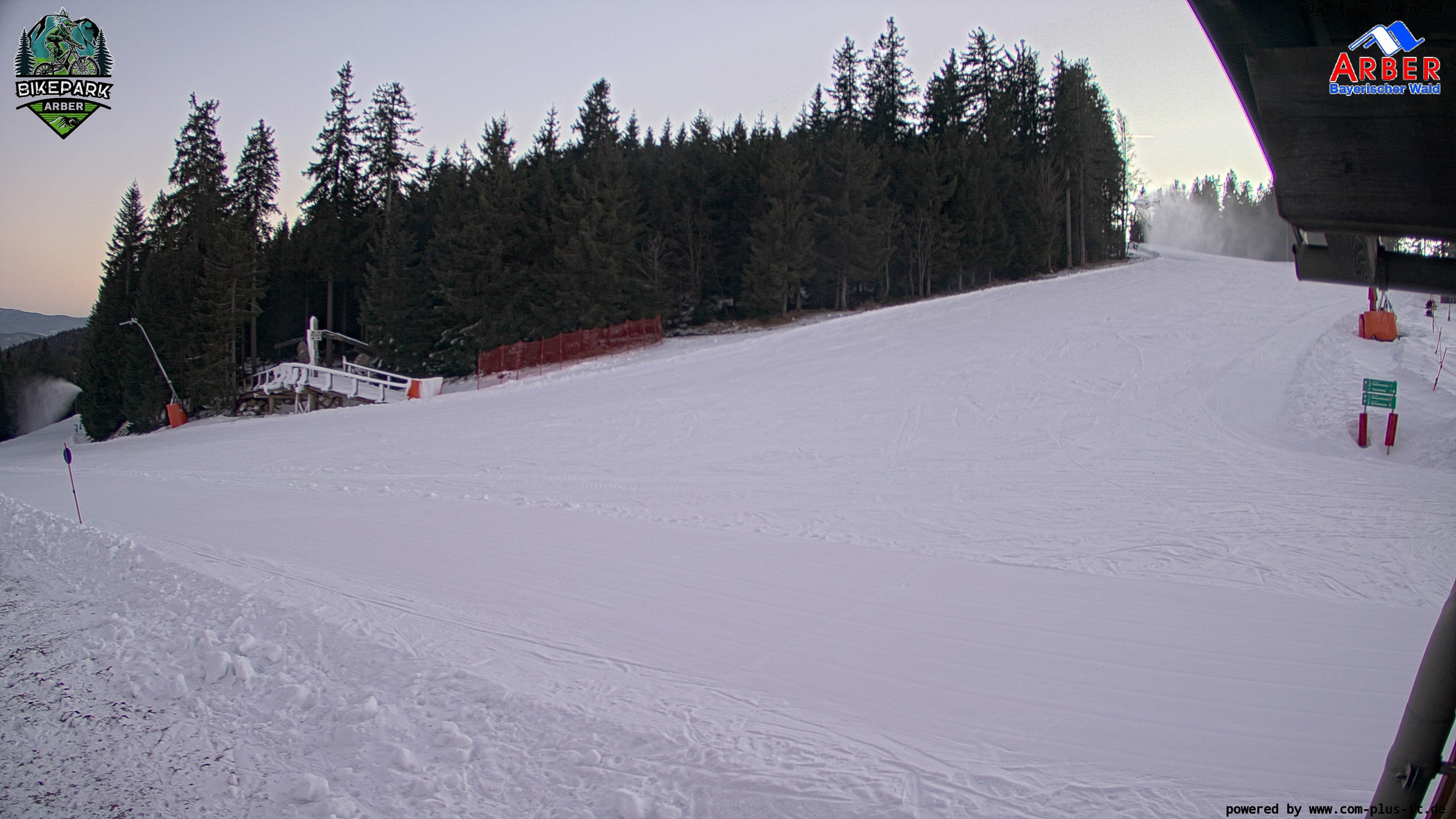 Archiv Foto Webcam ArBär Kinderland des Skigebiets am Arber