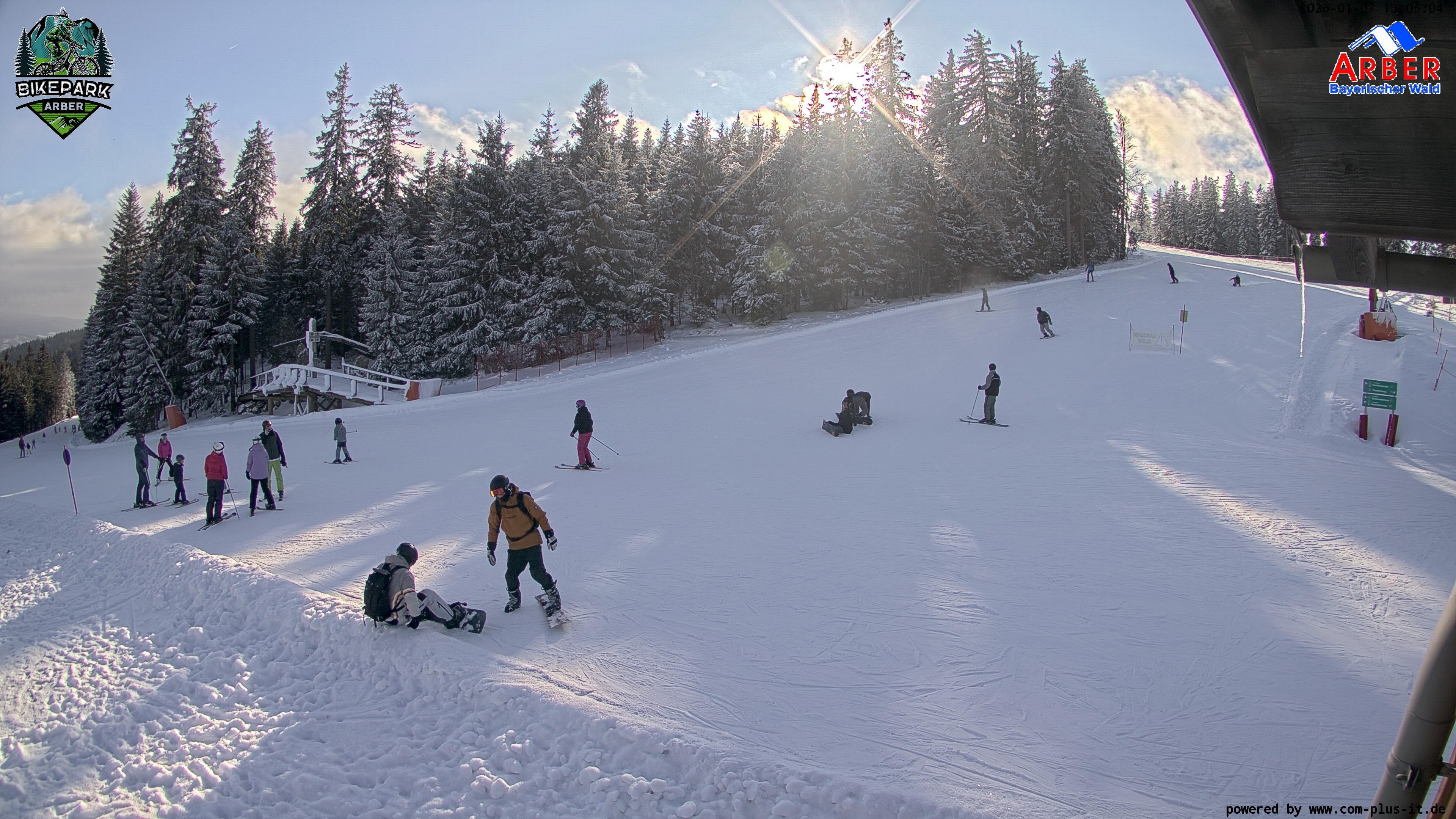 Archived image Webcam ArBär kids area at Arber mountain