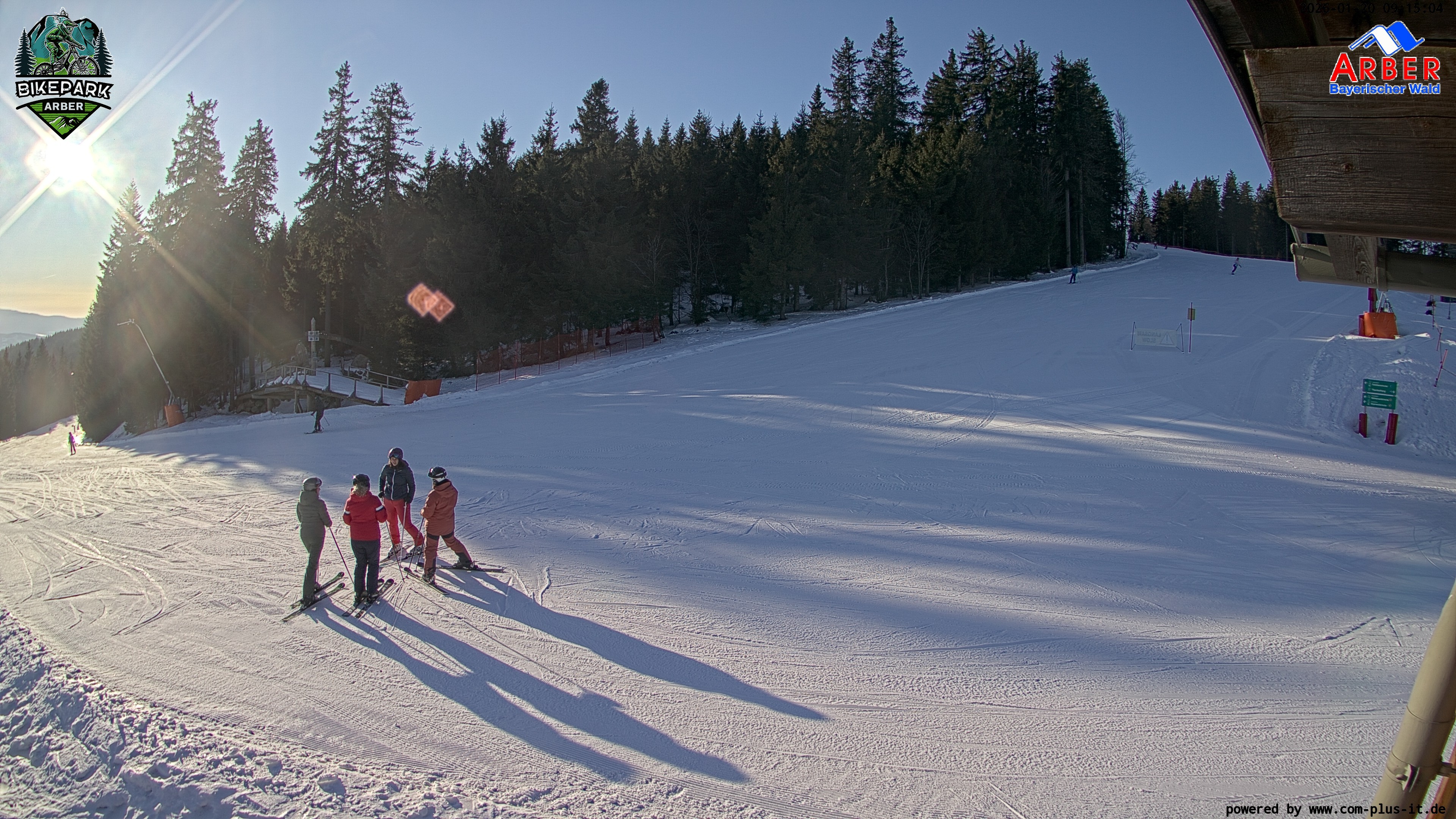 Archiv Foto Webcam ArBär Kinderland des Skigebiets am Arber