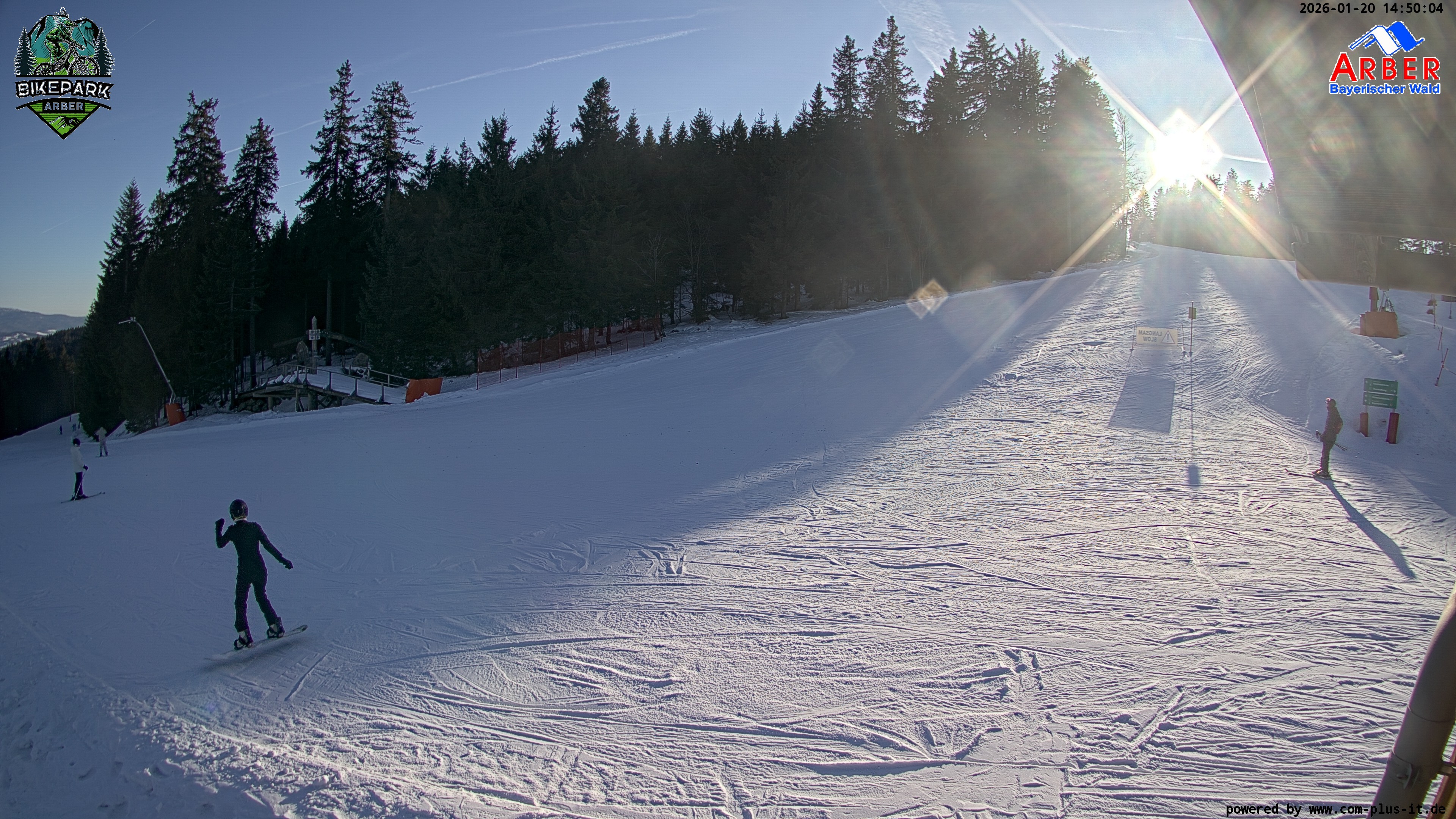Archiv Foto Webcam ArBär Kinderland des Skigebiets am Arber