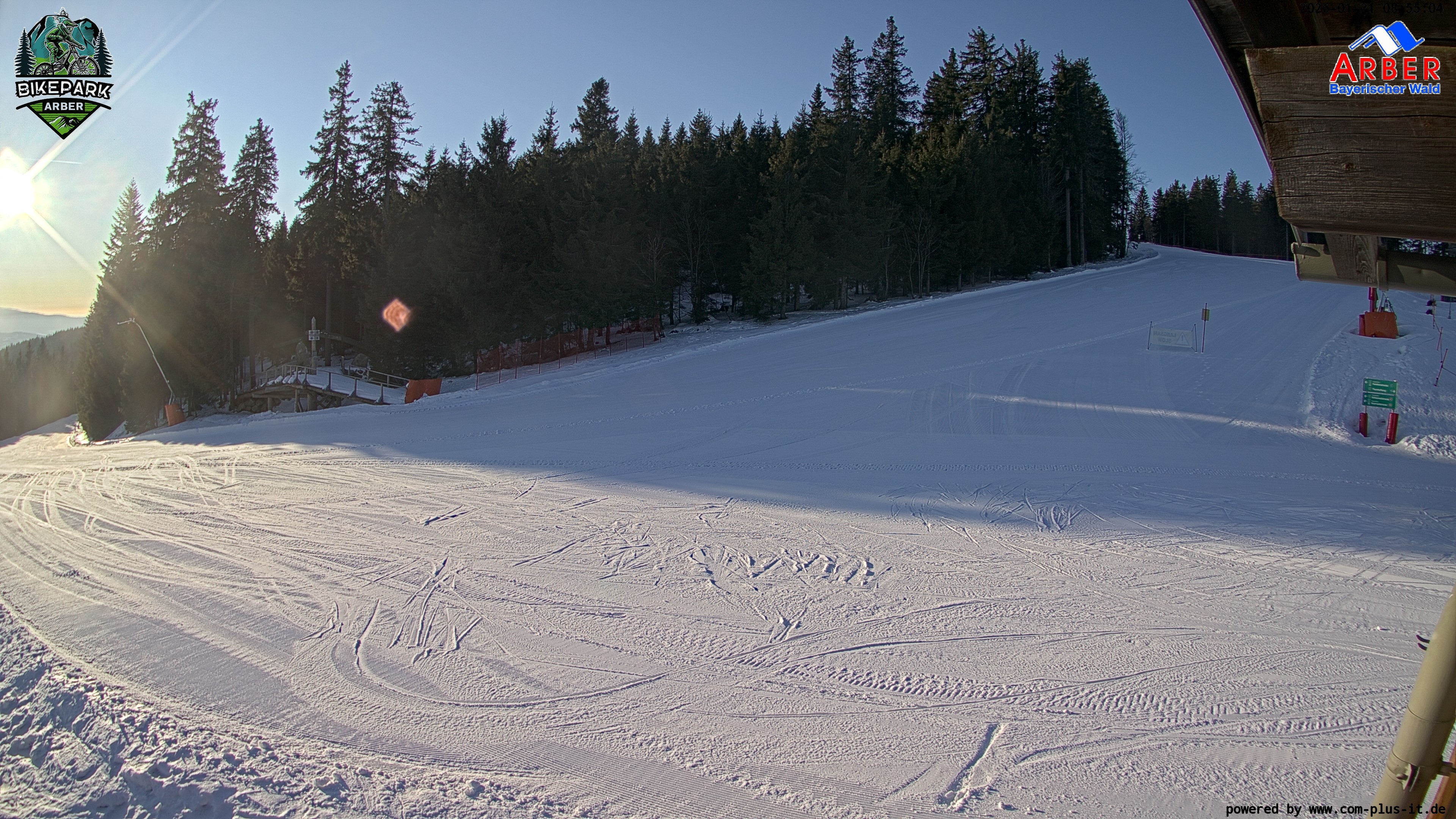 Archiv Foto Webcam ArBär Kinderland des Skigebiets am Arber