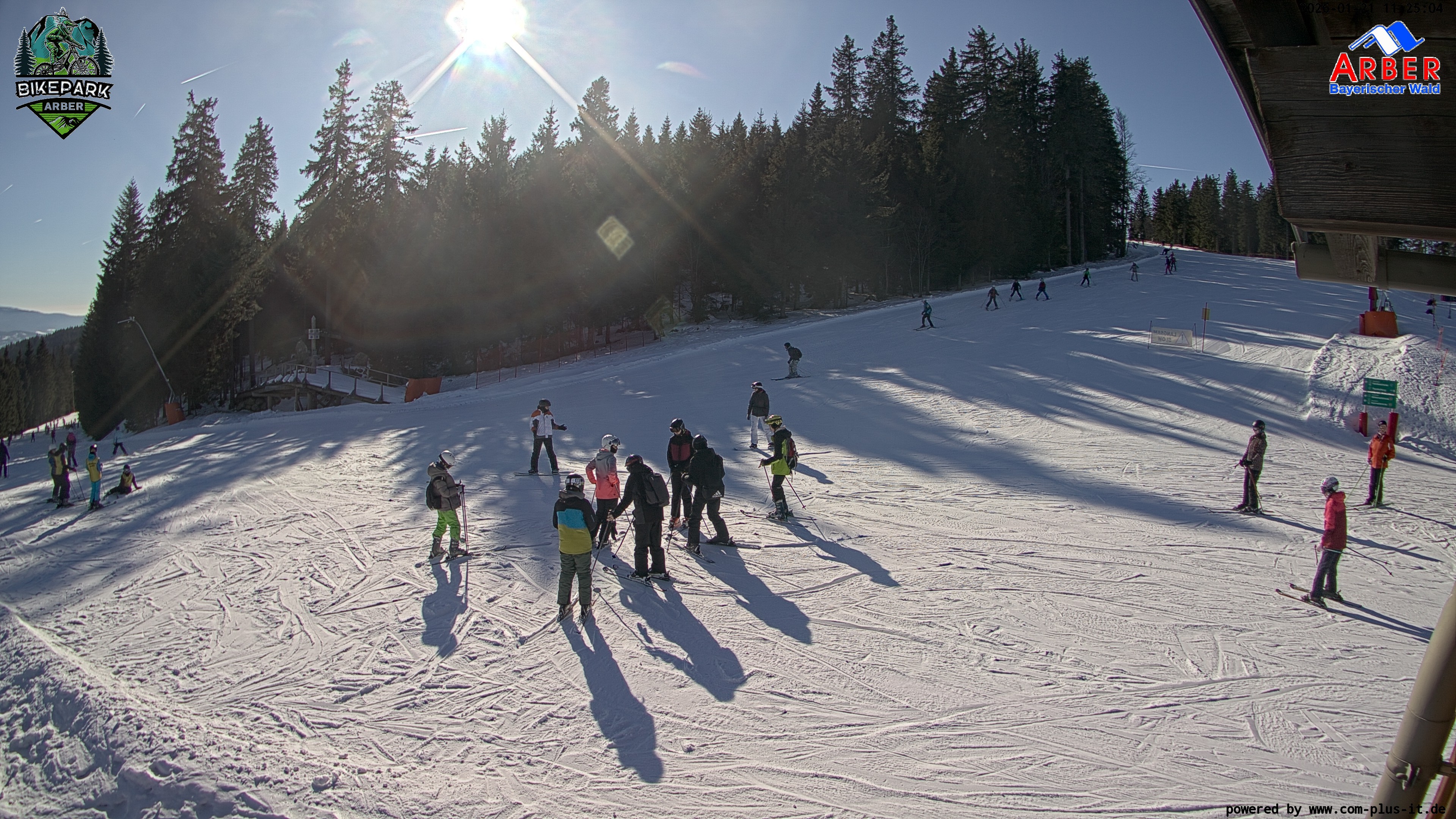 Archiv Foto Webcam ArBär Kinderland des Skigebiets am Arber