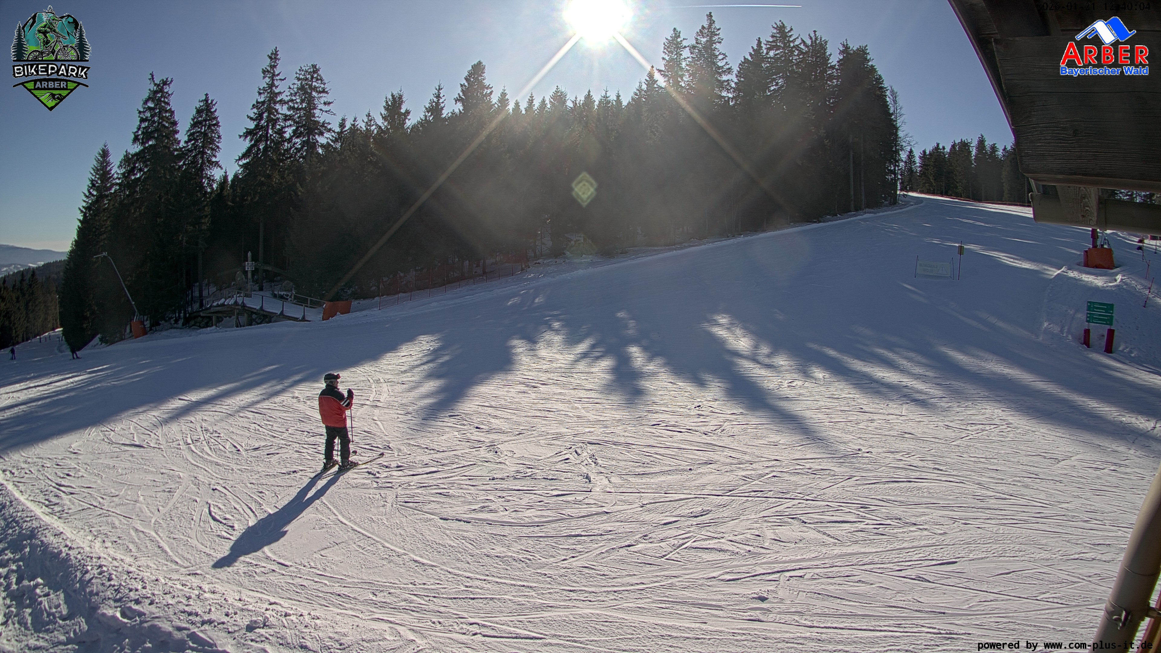 Archiv Foto Webcam ArBär Kinderland des Skigebiets am Arber