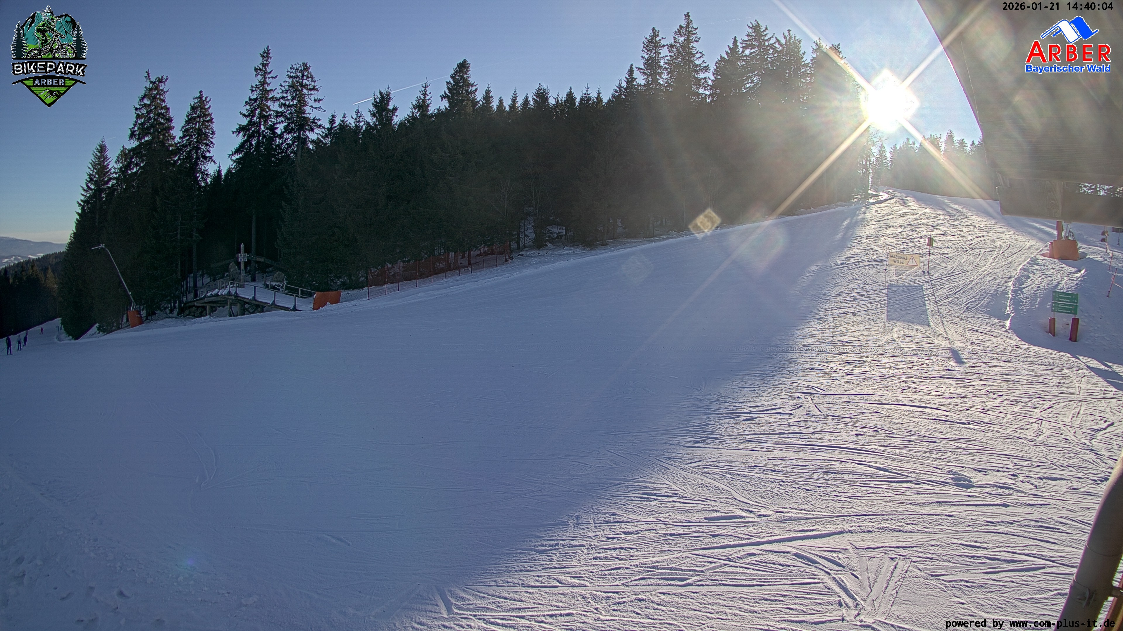Archiv Foto Webcam ArBär Kinderland des Skigebiets am Arber