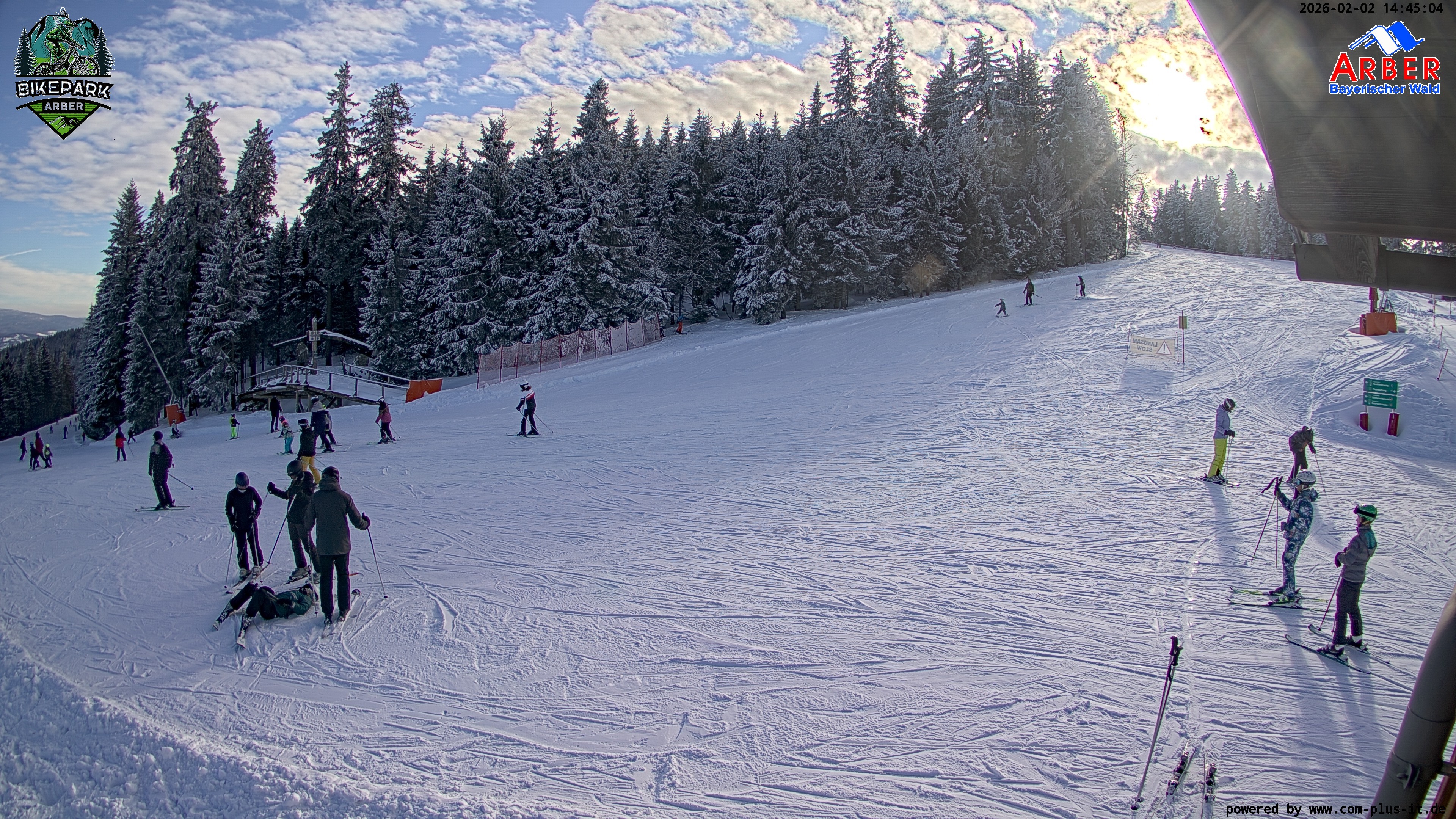 Archiv Foto Webcam ArBär Kinderland des Skigebiets am Arber
