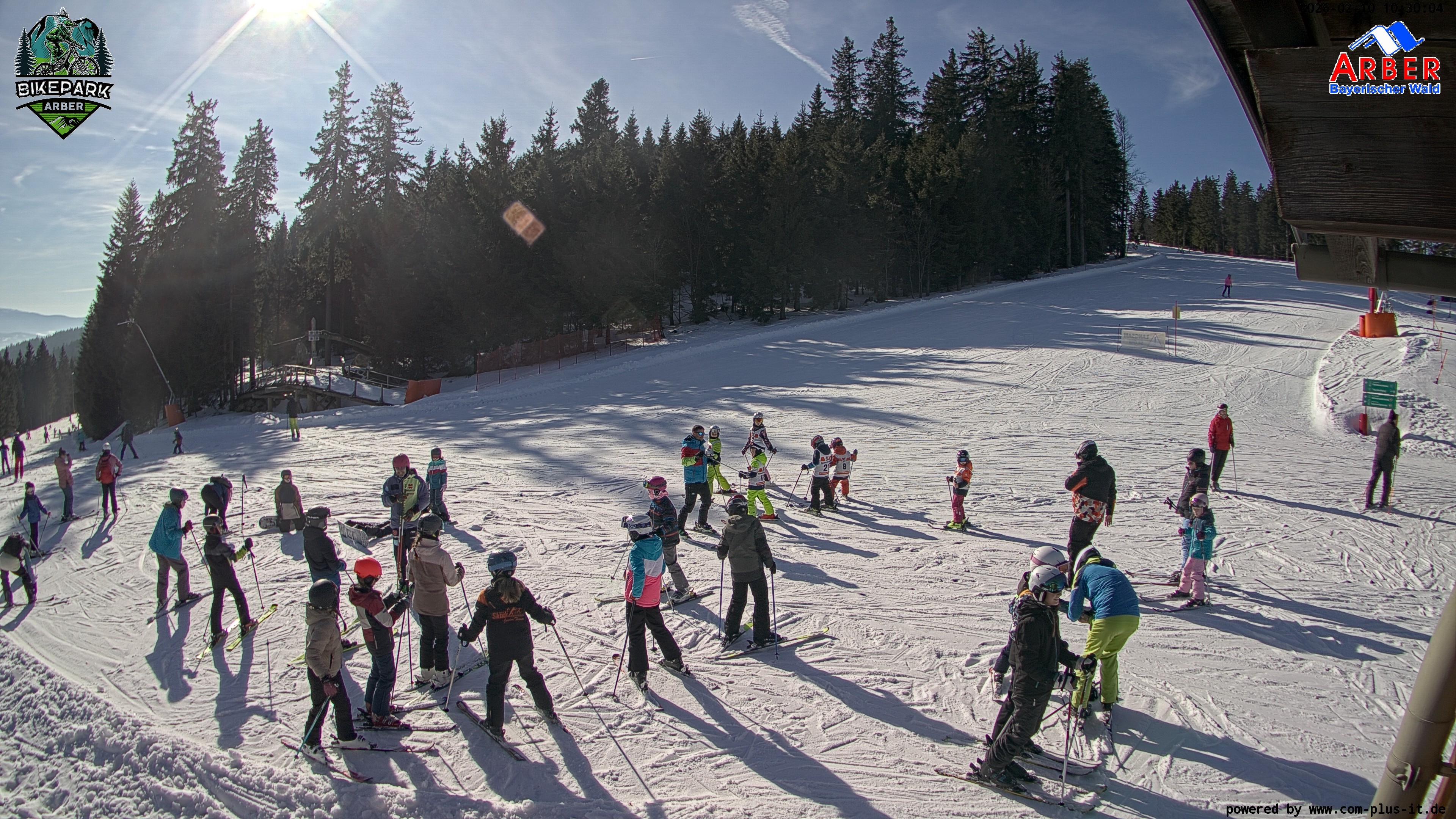 Archiv Foto Webcam ArBär Kinderland des Skigebiets am Arber