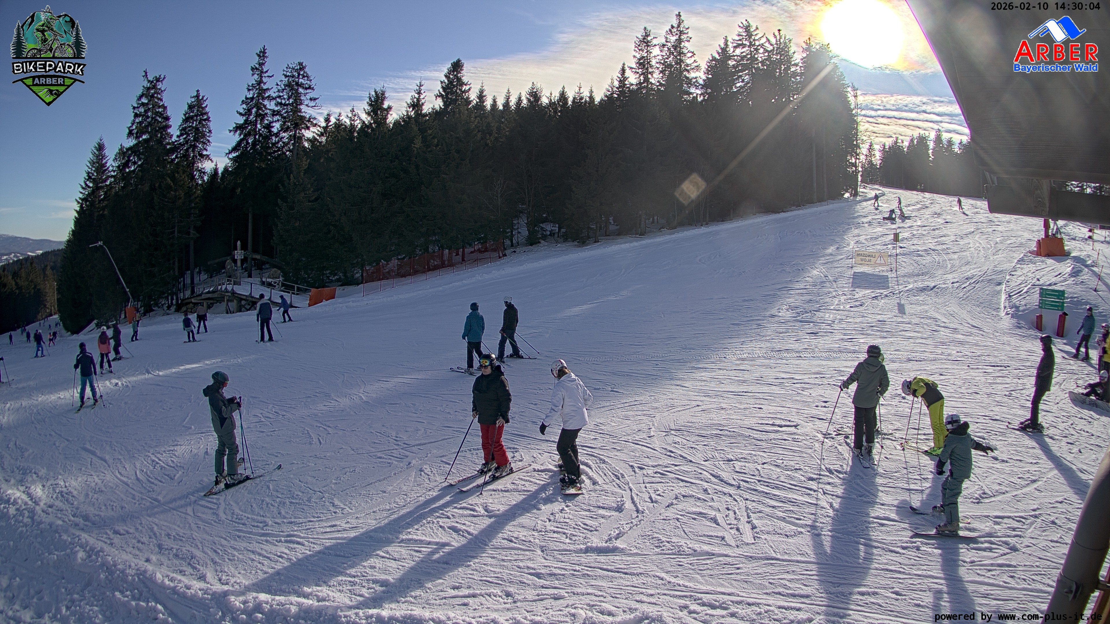 Archiv Foto Webcam ArBär Kinderland des Skigebiets am Arber