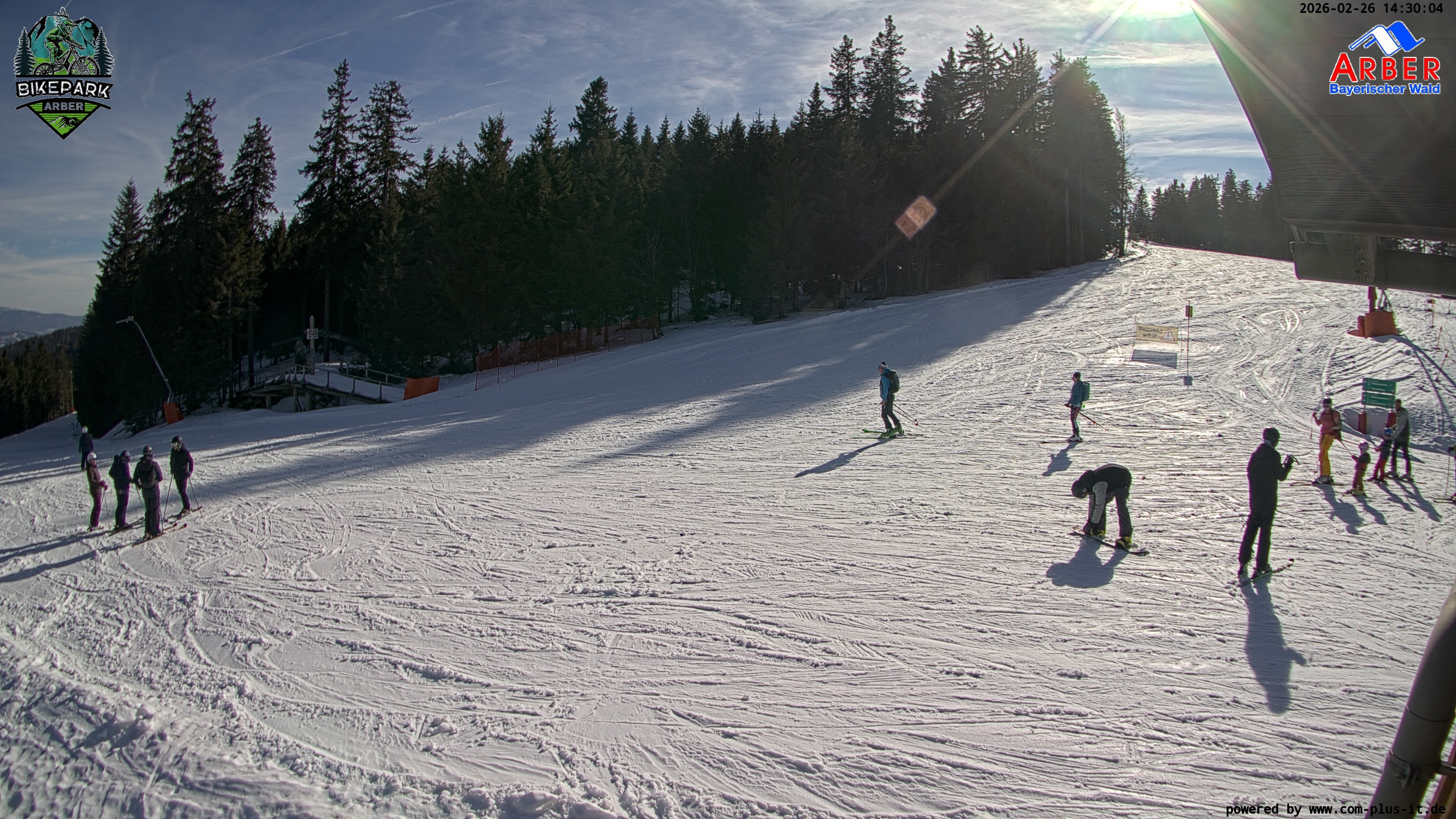 Archiv Foto Webcam ArBär Kinderland des Skigebiets am Arber