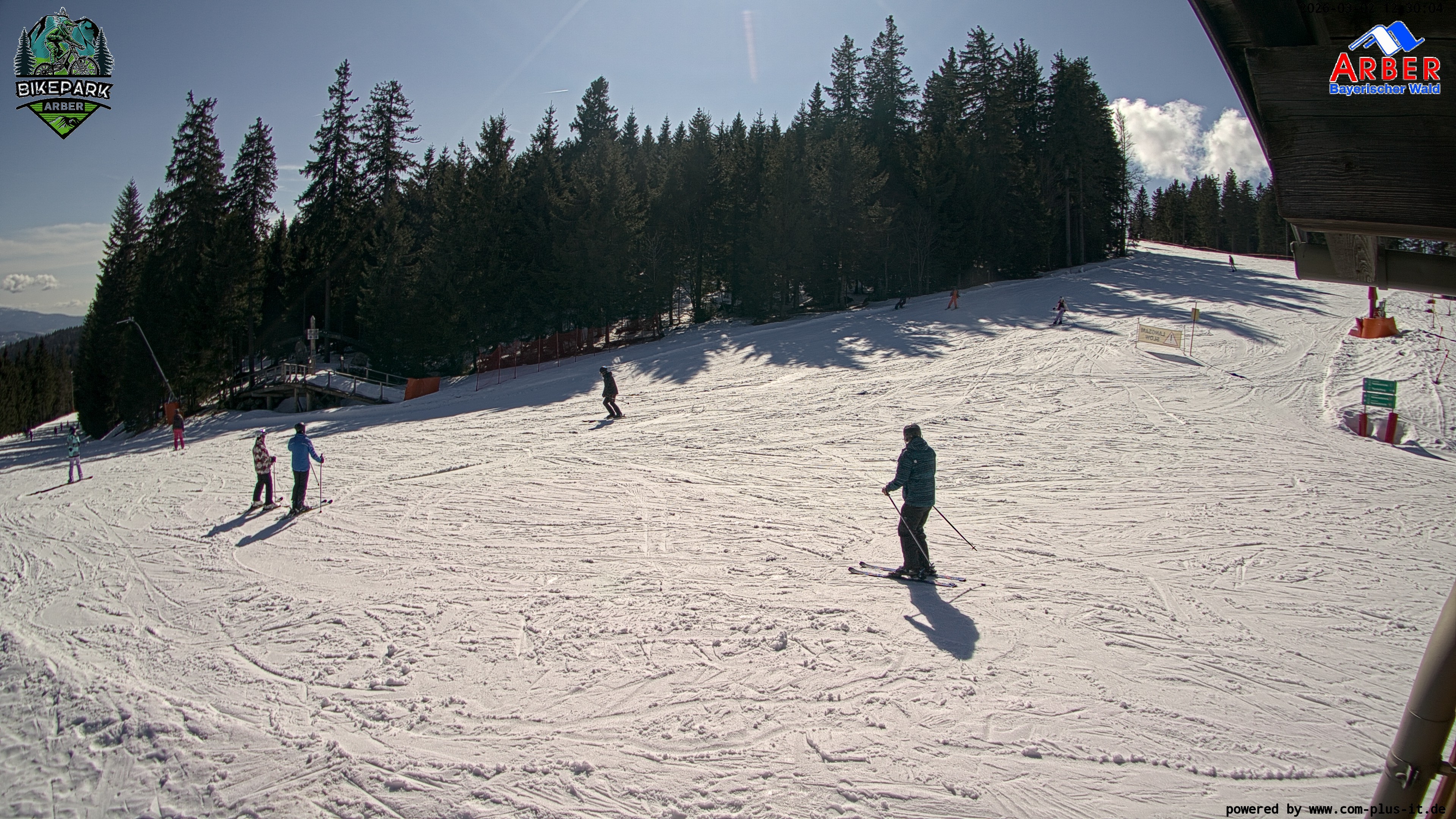 Archiv Foto Webcam ArBär Kinderland des Skigebiets am Arber
