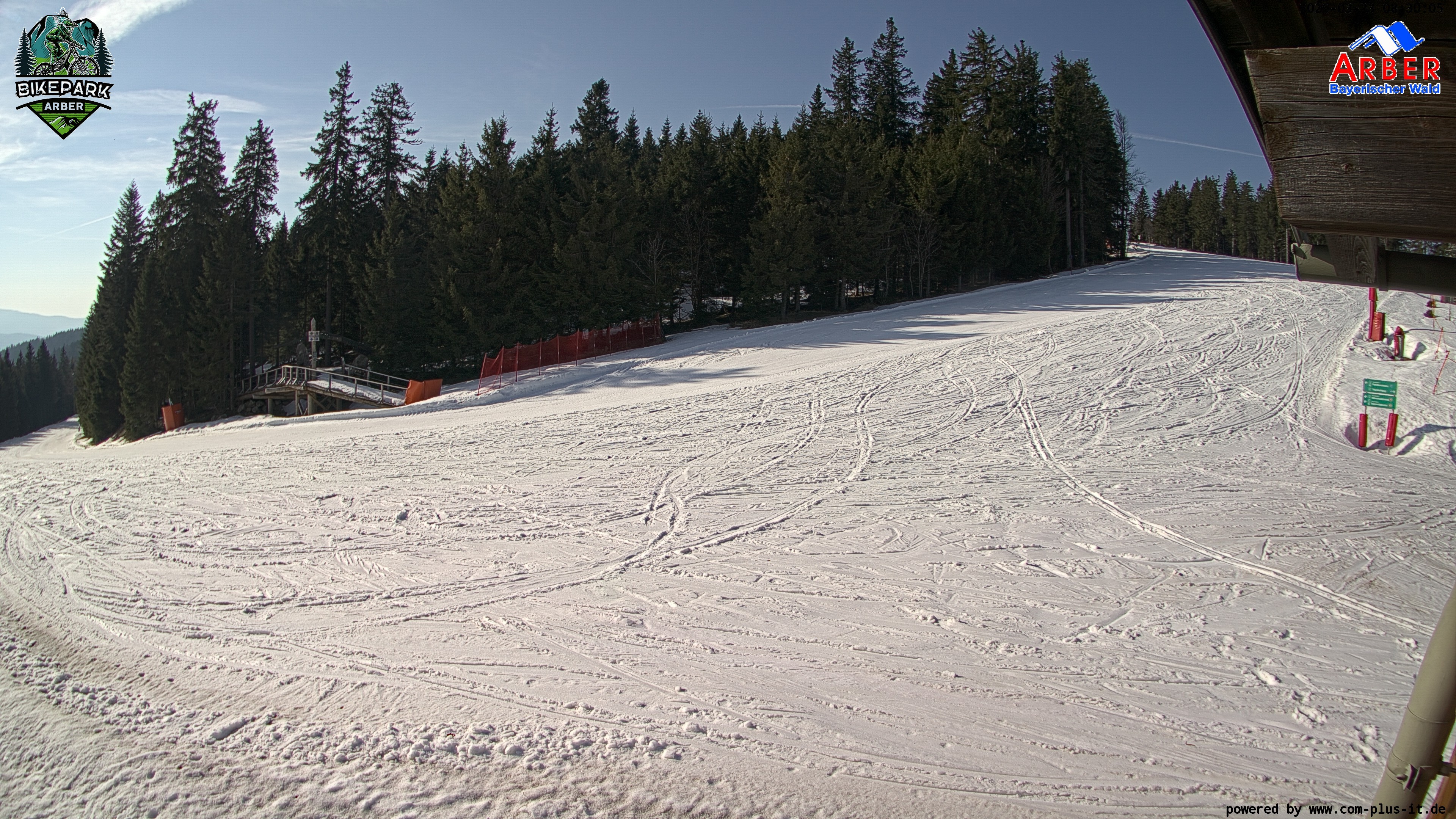 Archiv Foto Webcam ArBär Kinderland des Skigebiets am Arber