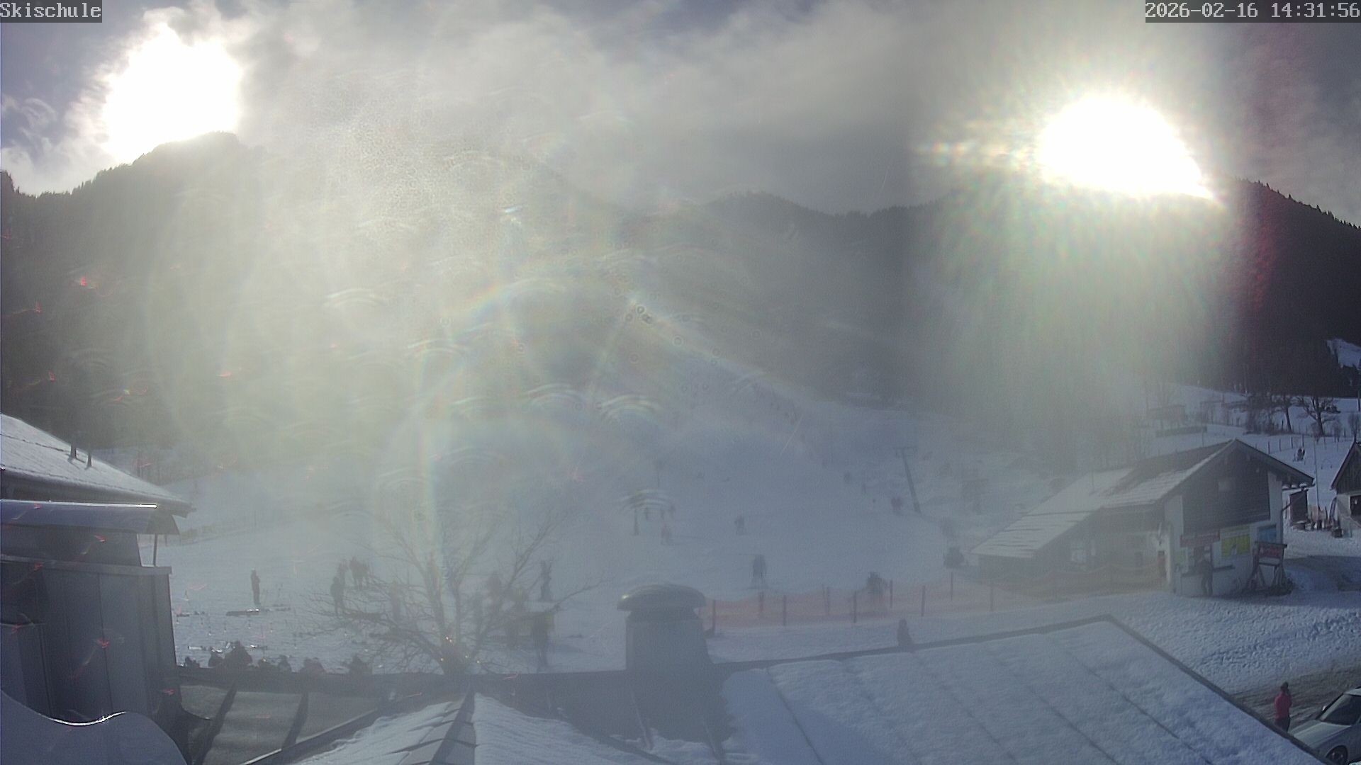 Archived image Webcam Streidlhang slope, Brauneck