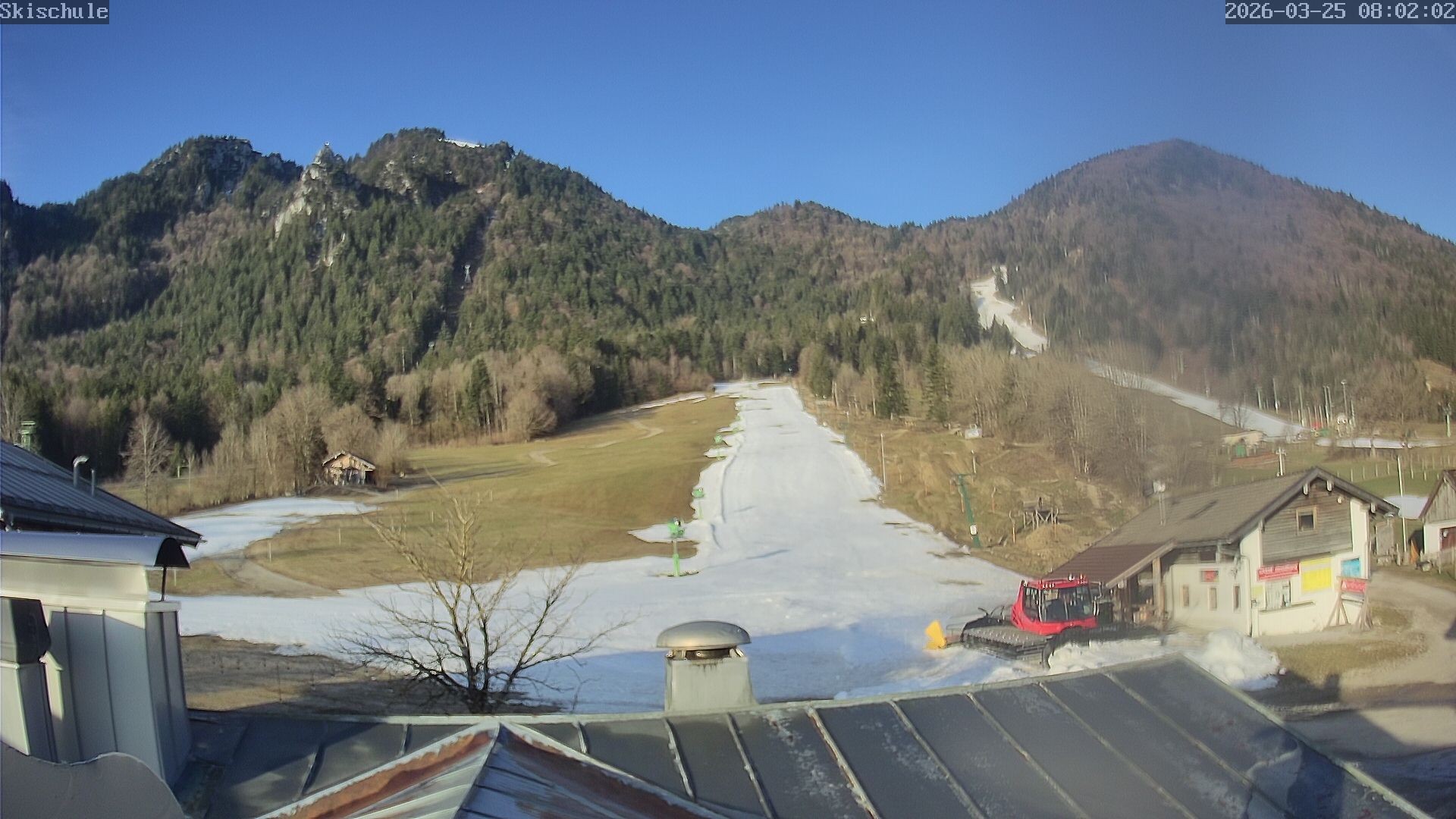 Archived image Webcam Streidlhang slope, Brauneck