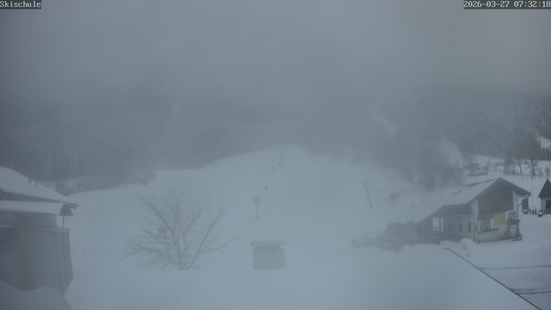 Archived image Webcam Streidlhang slope, Brauneck