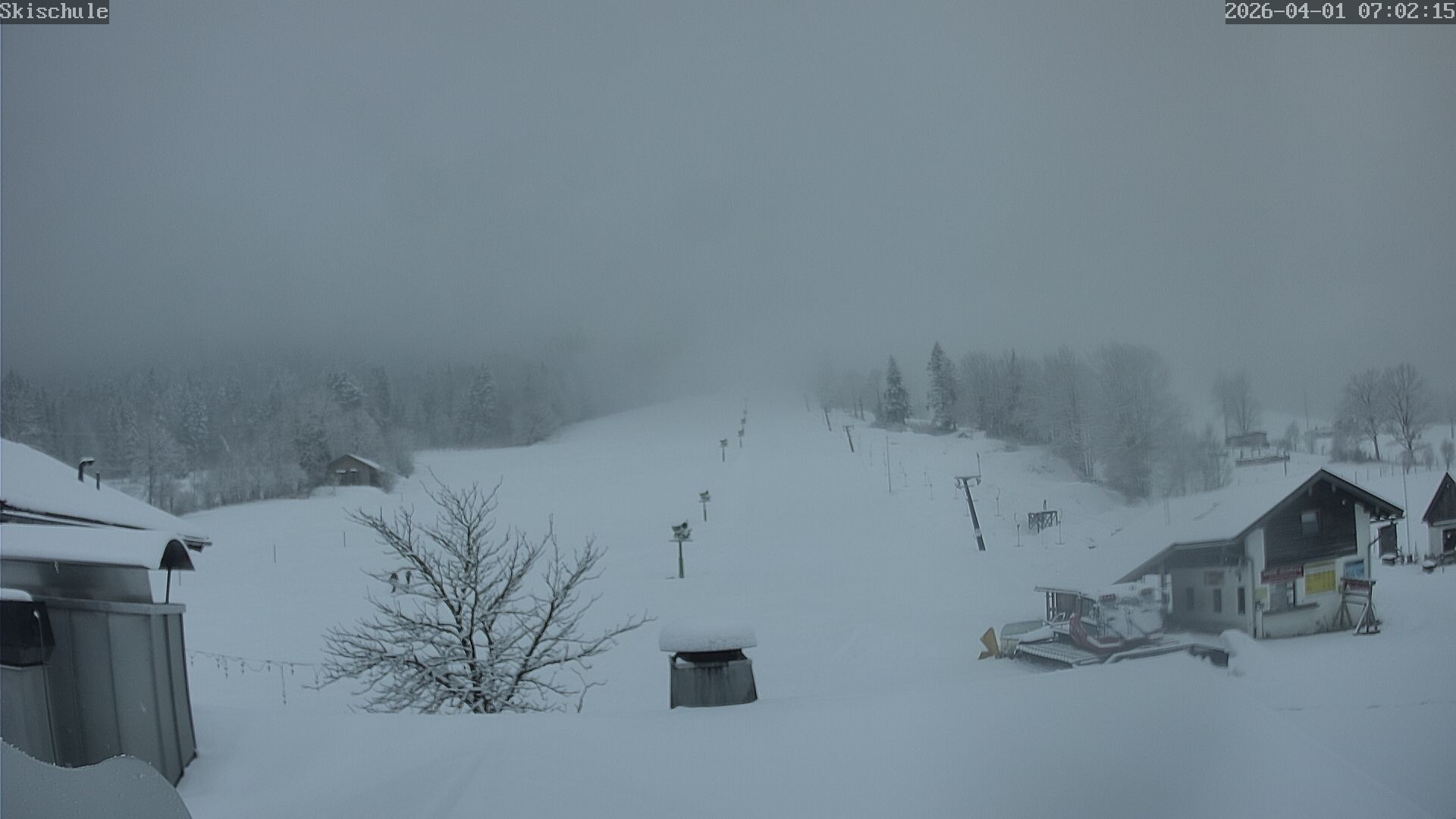 Archived image Webcam Streidlhang slope, Brauneck