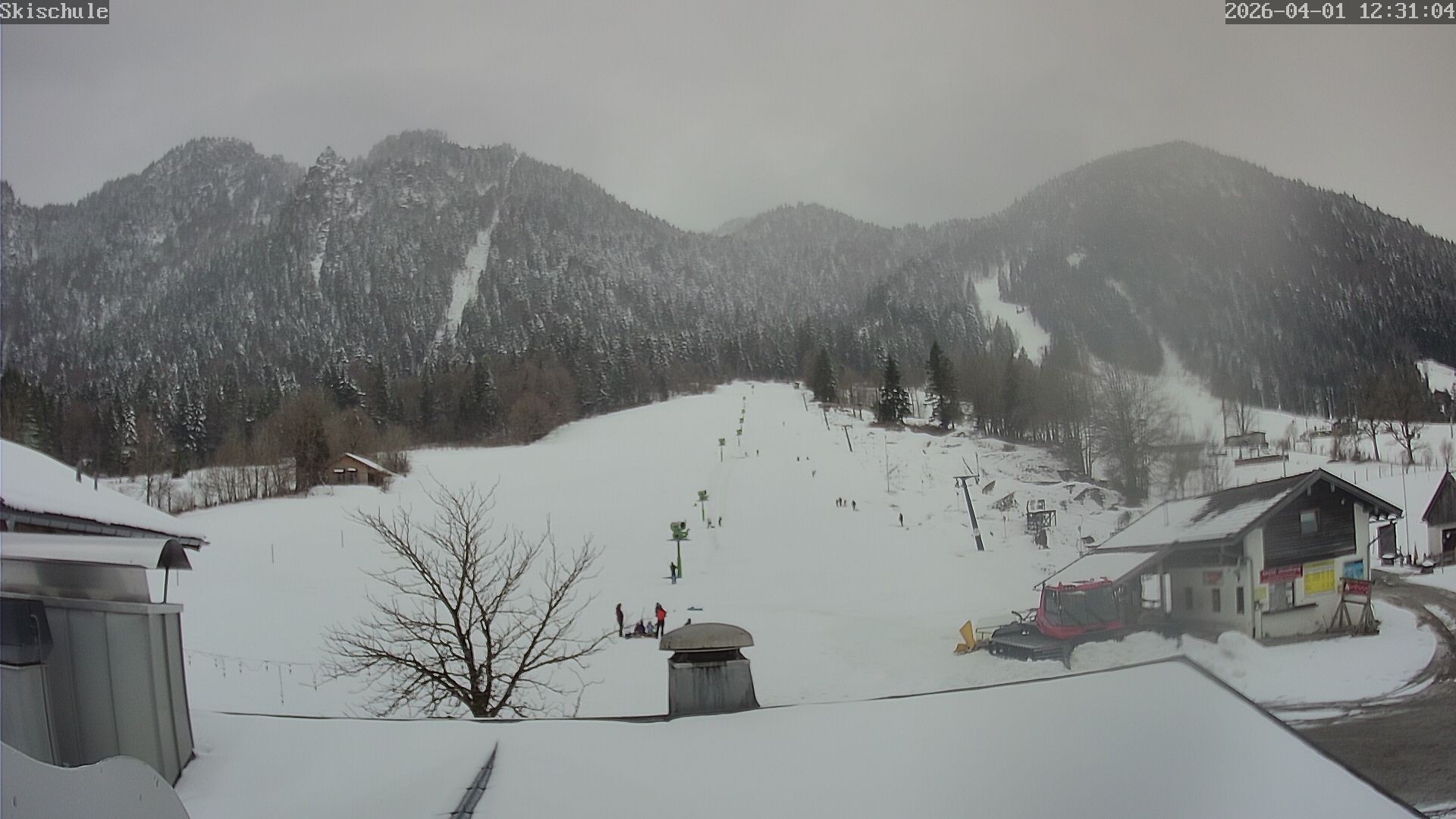 Archived image Webcam Streidlhang slope, Brauneck