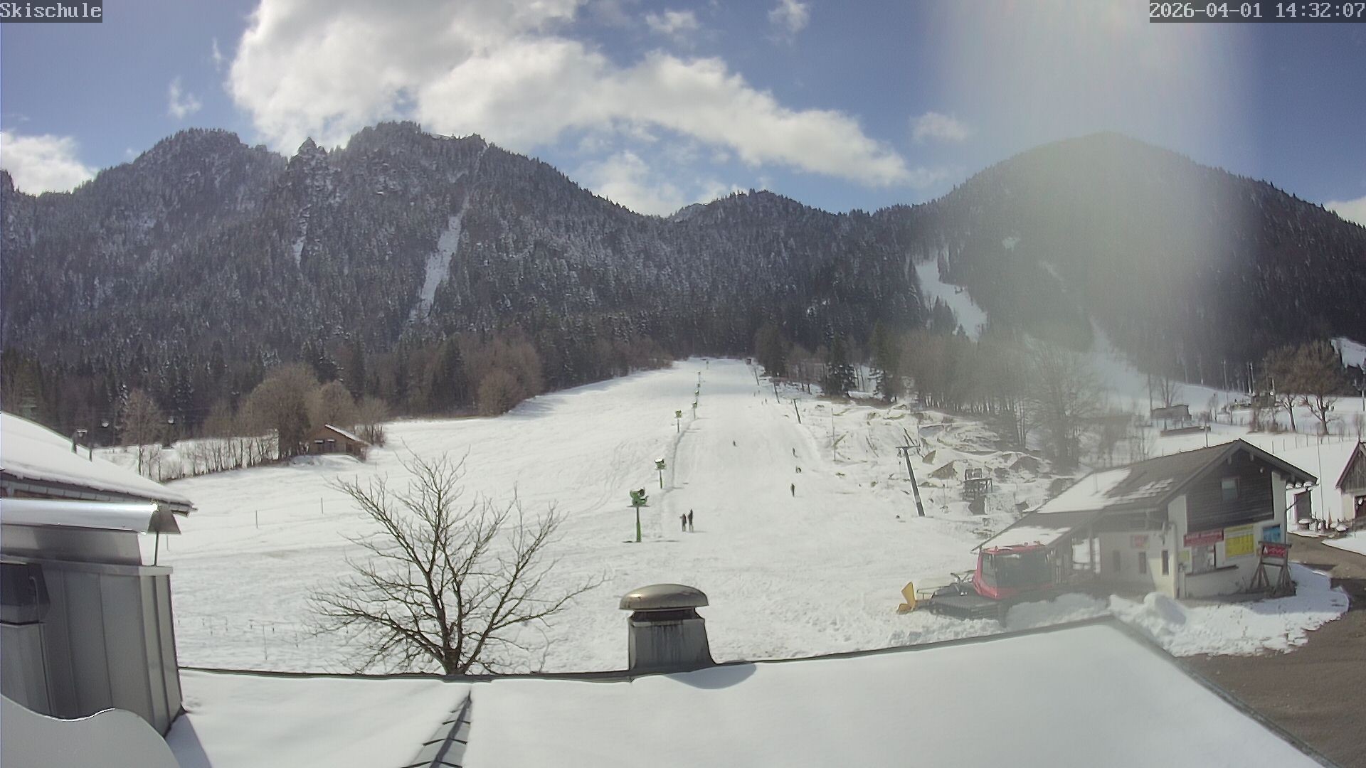 Archived image Webcam Streidlhang slope, Brauneck