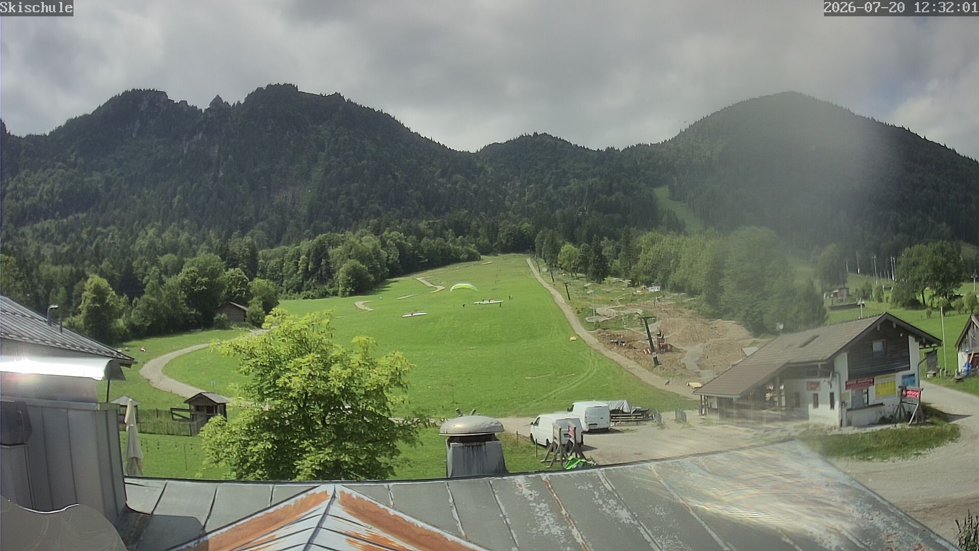 Archived image Webcam Streidlhang slope, Brauneck