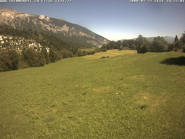 Archived image Webcam Grisons: Flims - Rens
