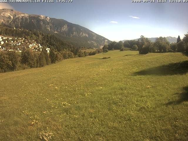Archived image Webcam Grisons: Flims - Rens