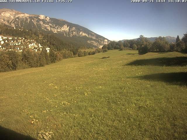 Archived image Webcam Grisons: Flims - Rens