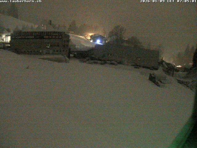 Archiv Foto Webcam Innerwengen: Zielraum Lauberhornrennen
