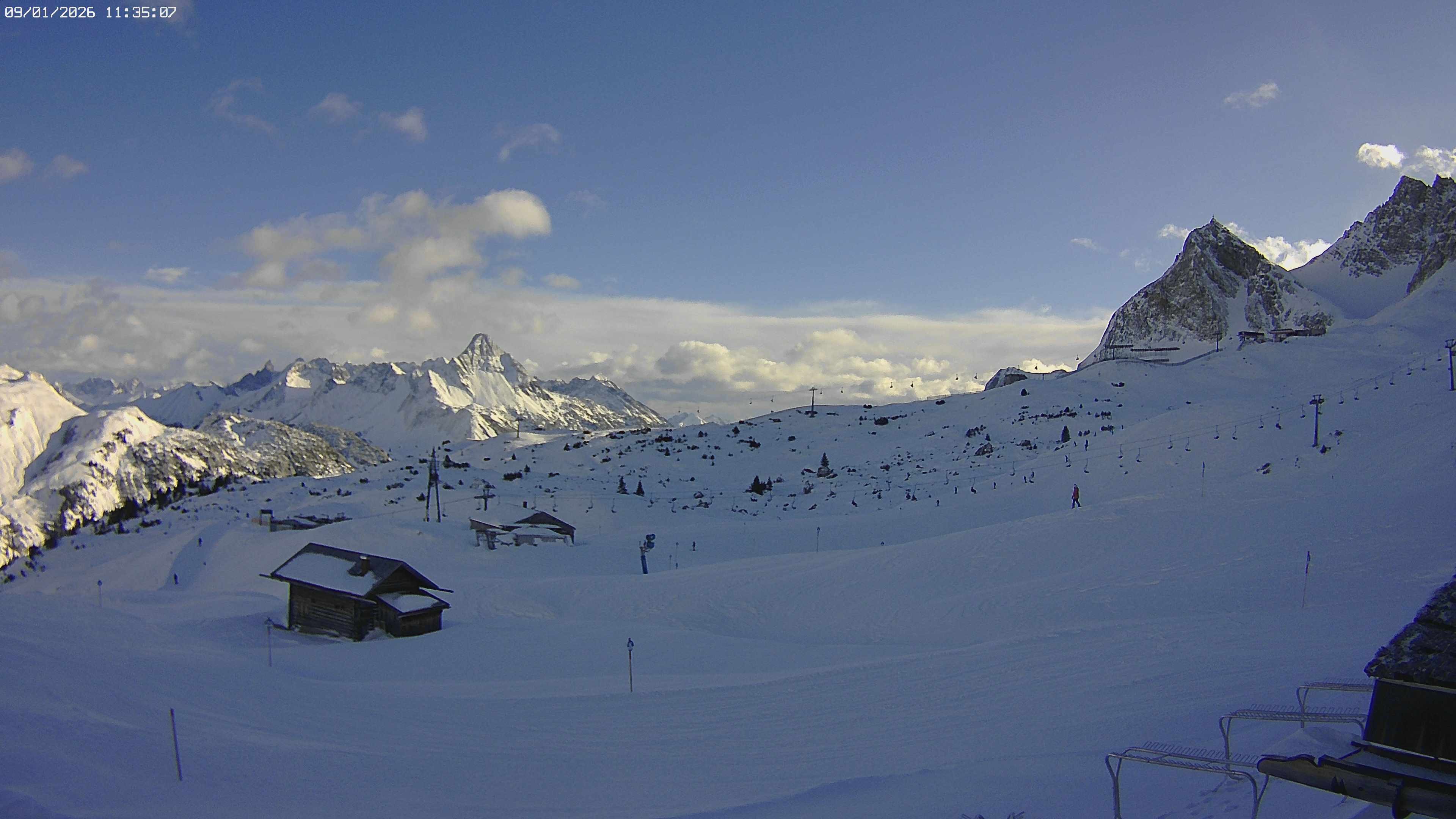 Archiv Foto Webcam Jägeralpe: View Biberkopf