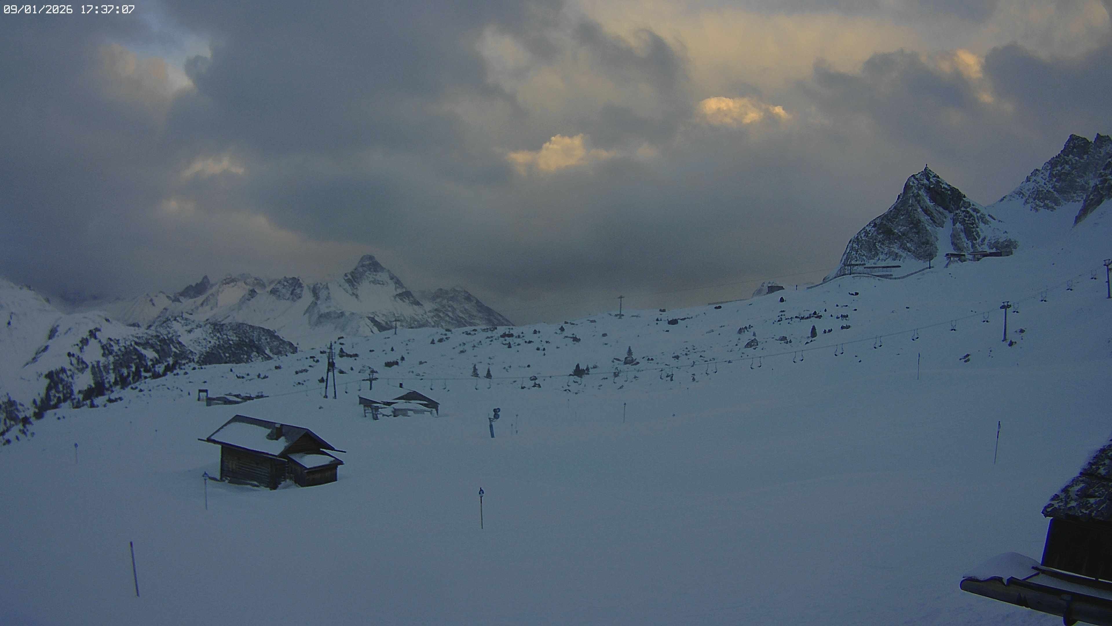 Archiv Foto Webcam Jägeralpe: View Biberkopf