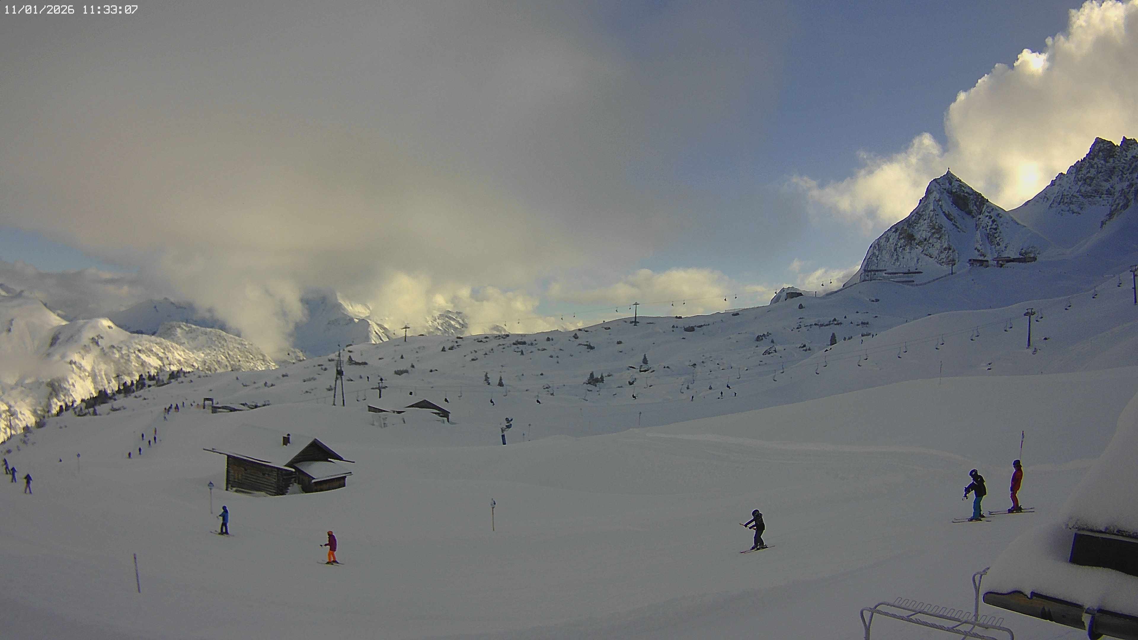 Archiv Foto Webcam Jägeralpe: View Biberkopf