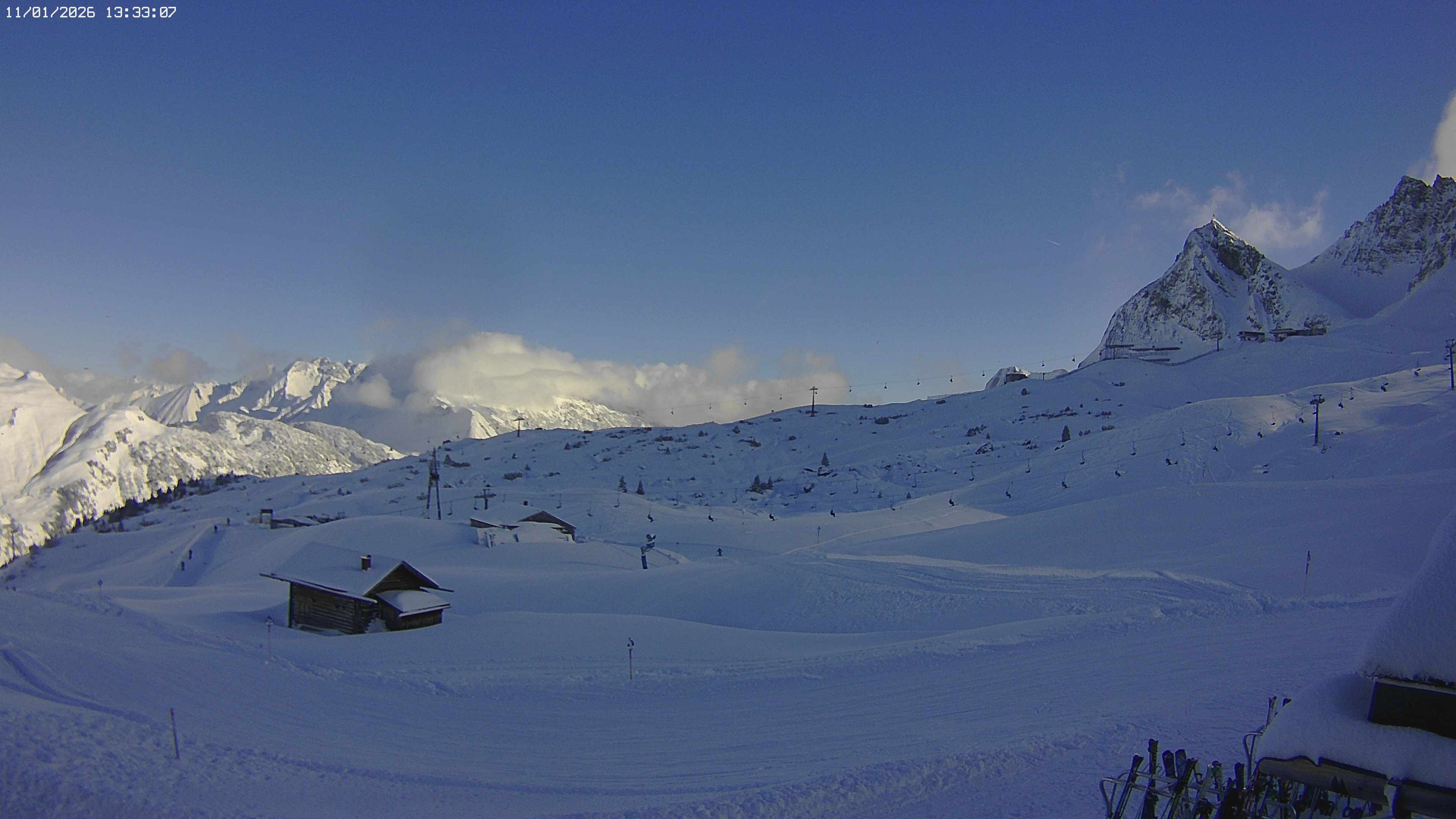 Archiv Foto Webcam Jägeralpe: View Biberkopf