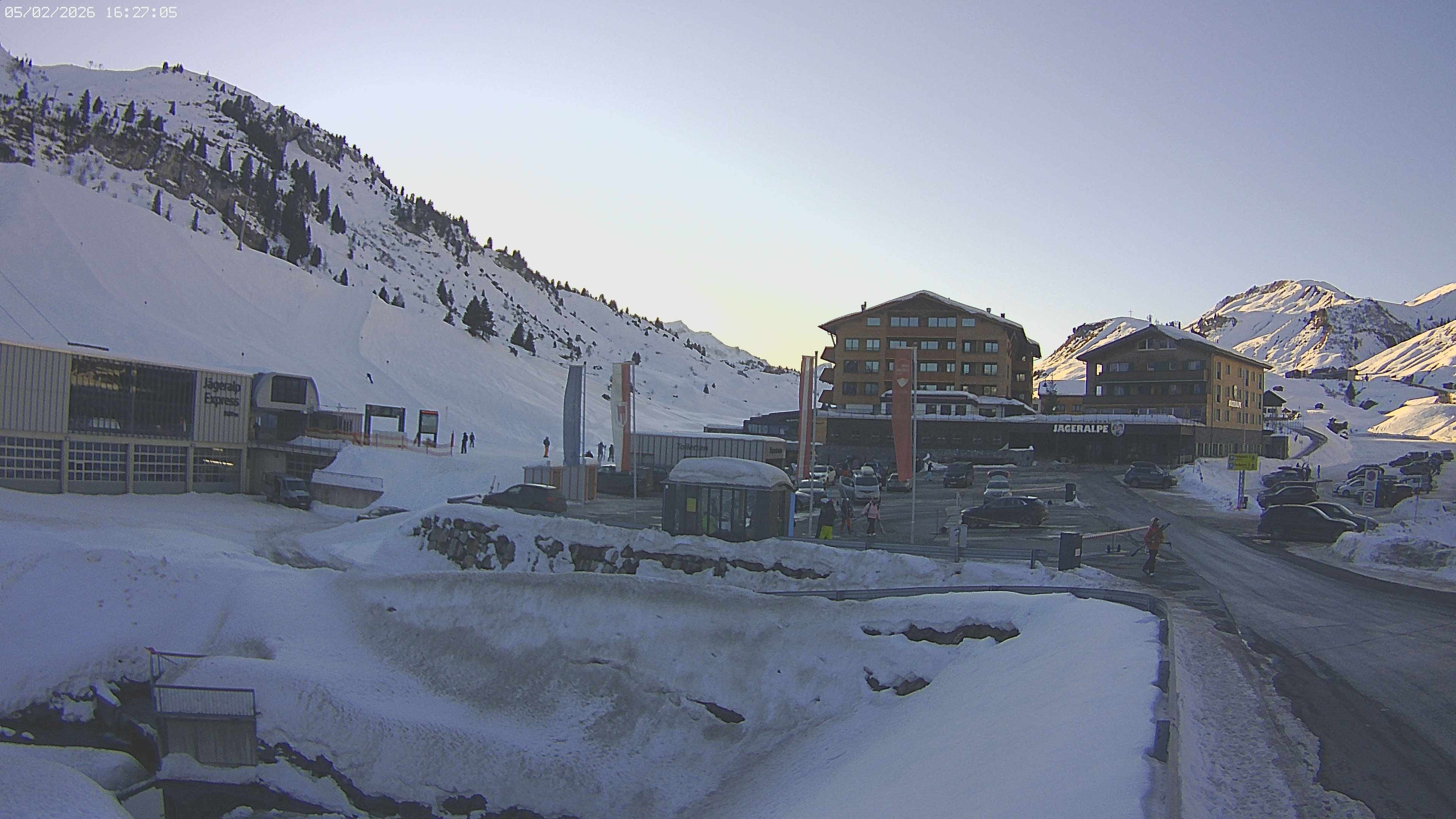Archiv Foto Webcam Jägeralpe: Blick aufs Hotel