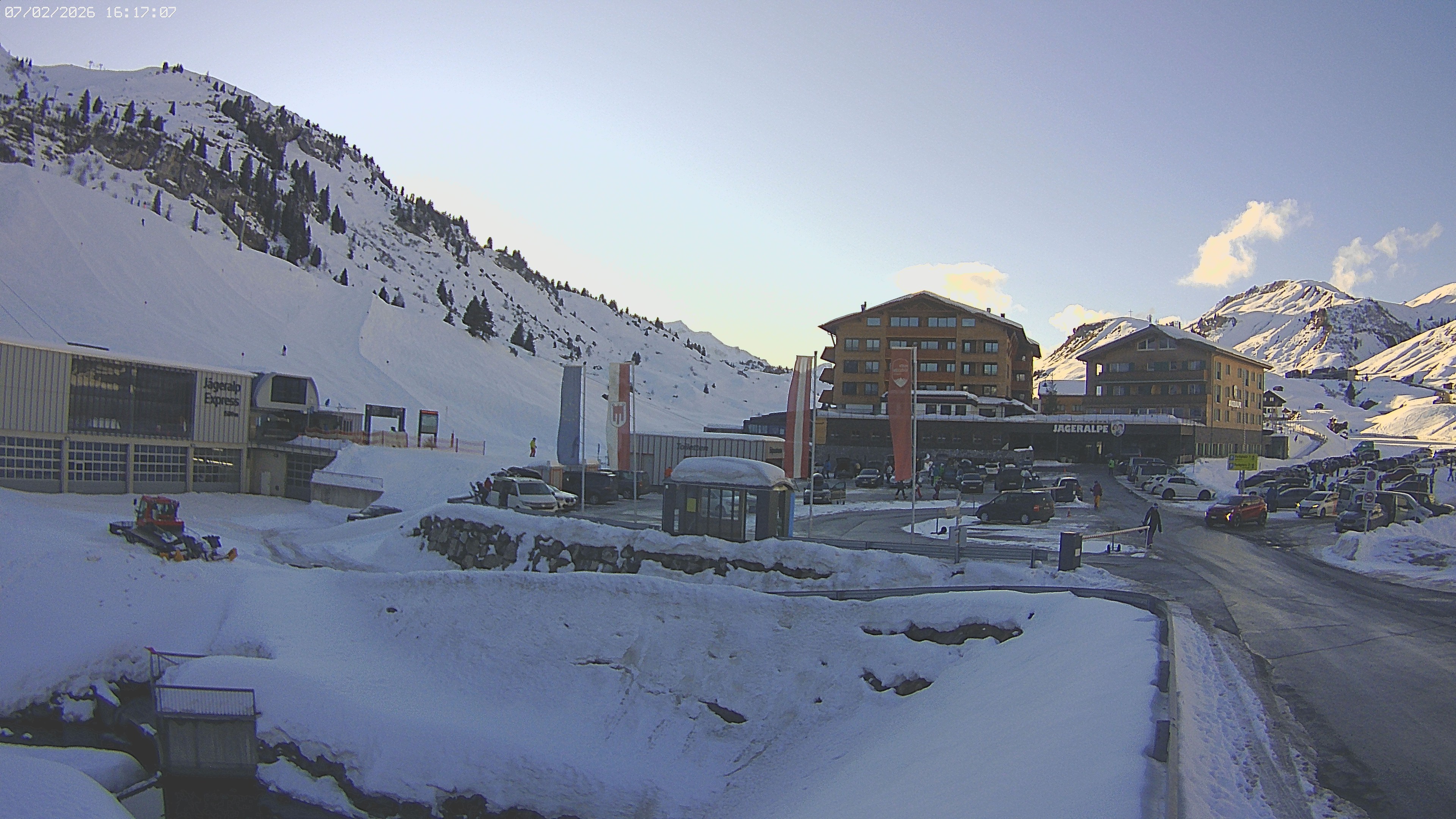 Archiv Foto Webcam Jägeralpe: Blick aufs Hotel
